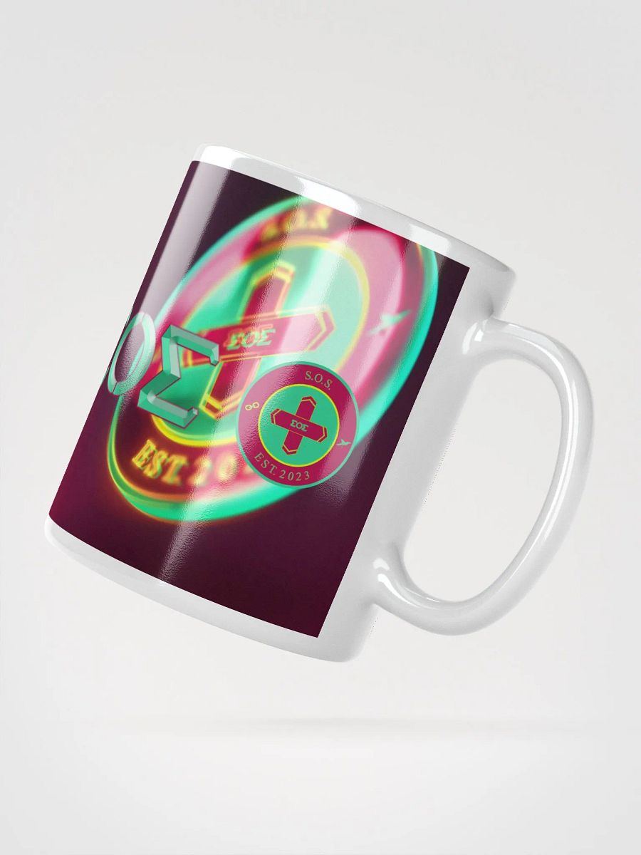S.O.S. White Glossy Mug by Mugz product image (6)