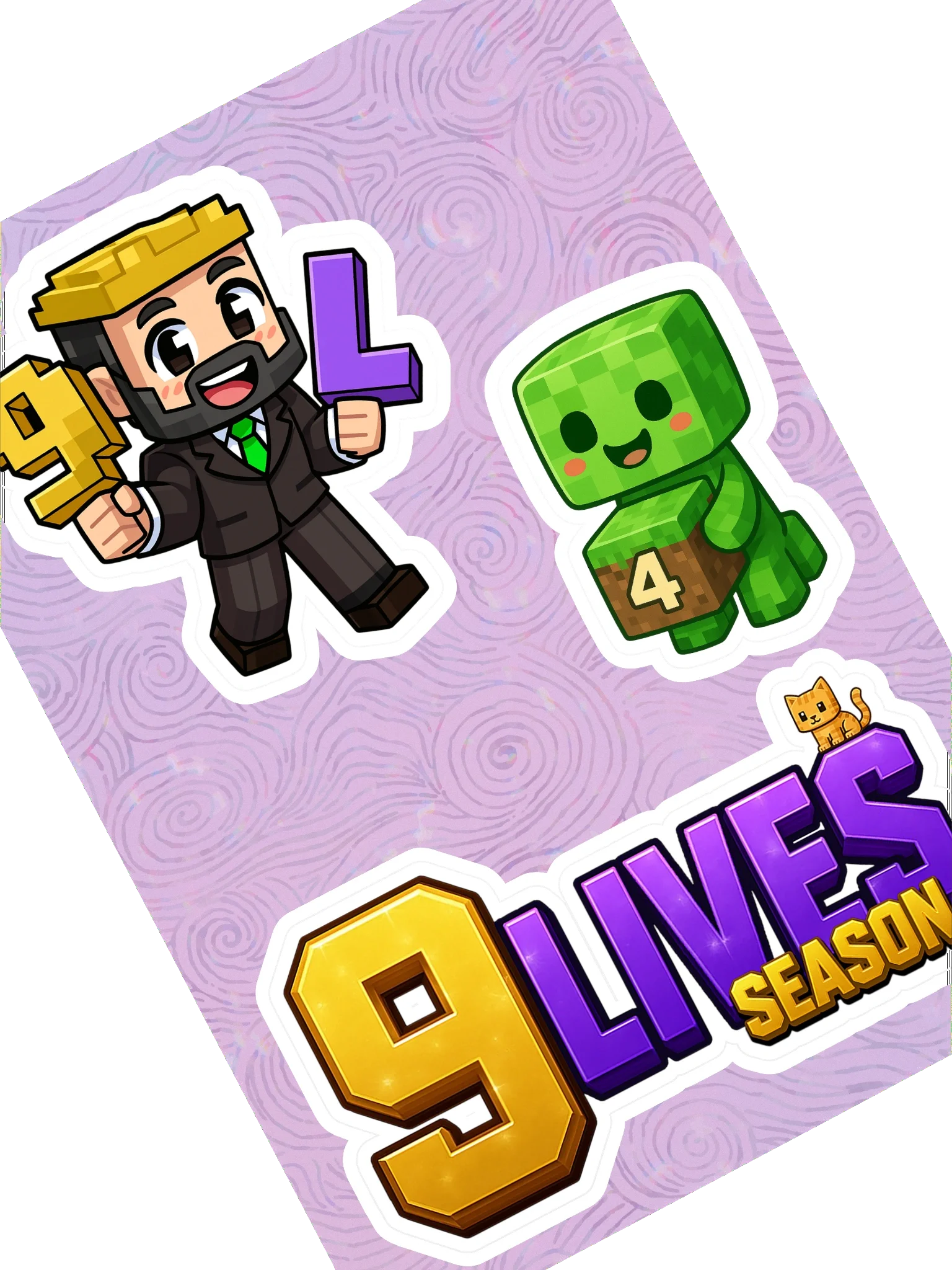 9LS4 Fattymcdaddyog Sticker Sheet product image (2)