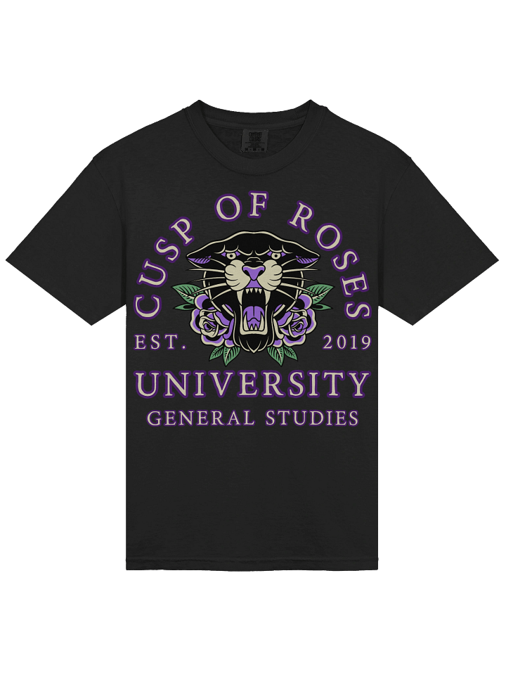 cusp of roses university | classic tee product image (1)