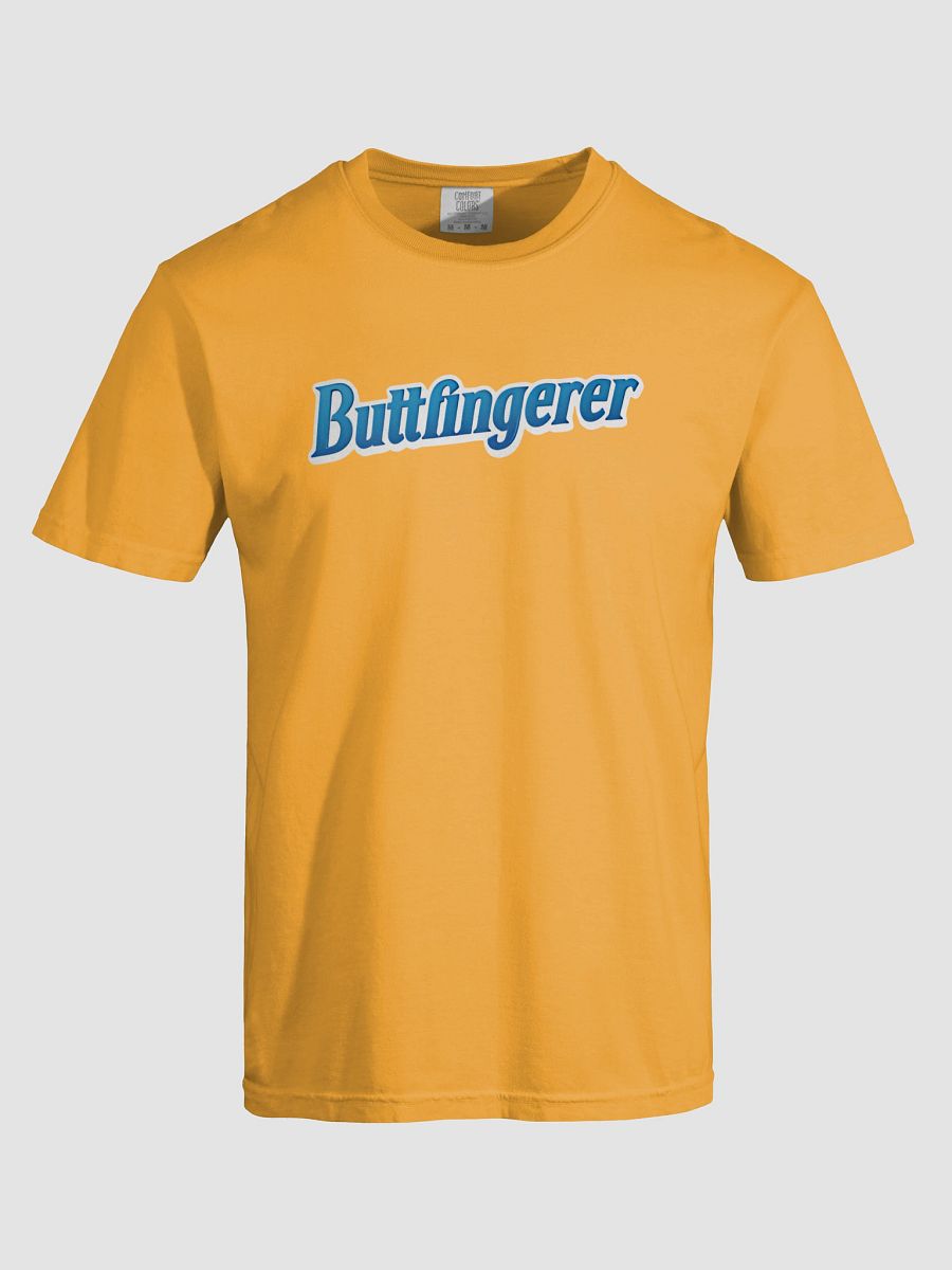 Buttingerer Parody-Style Bold Yellow T-Shirt product image (29)