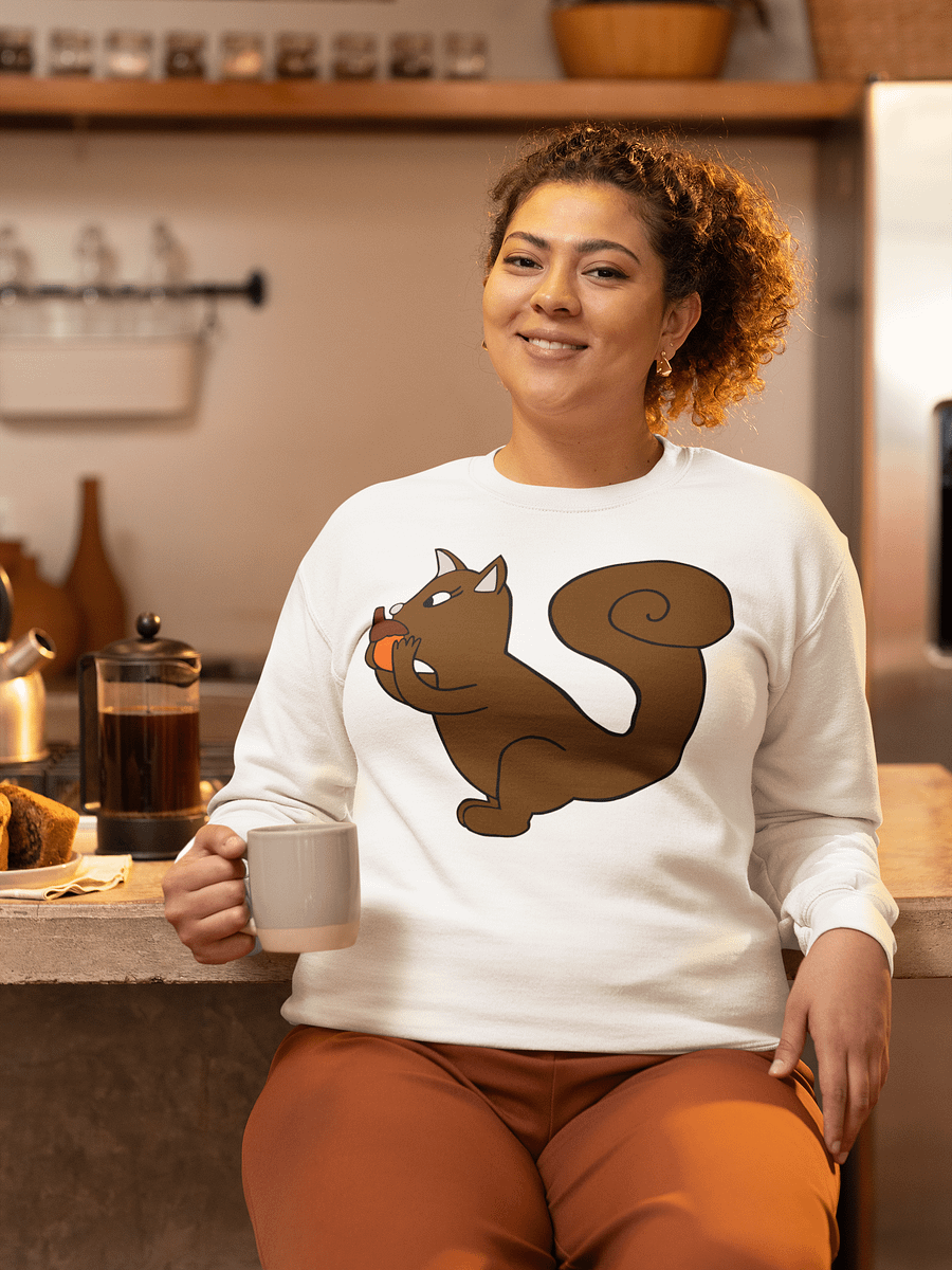 Playful Squirrel Long Sleeve Tee product image (4)