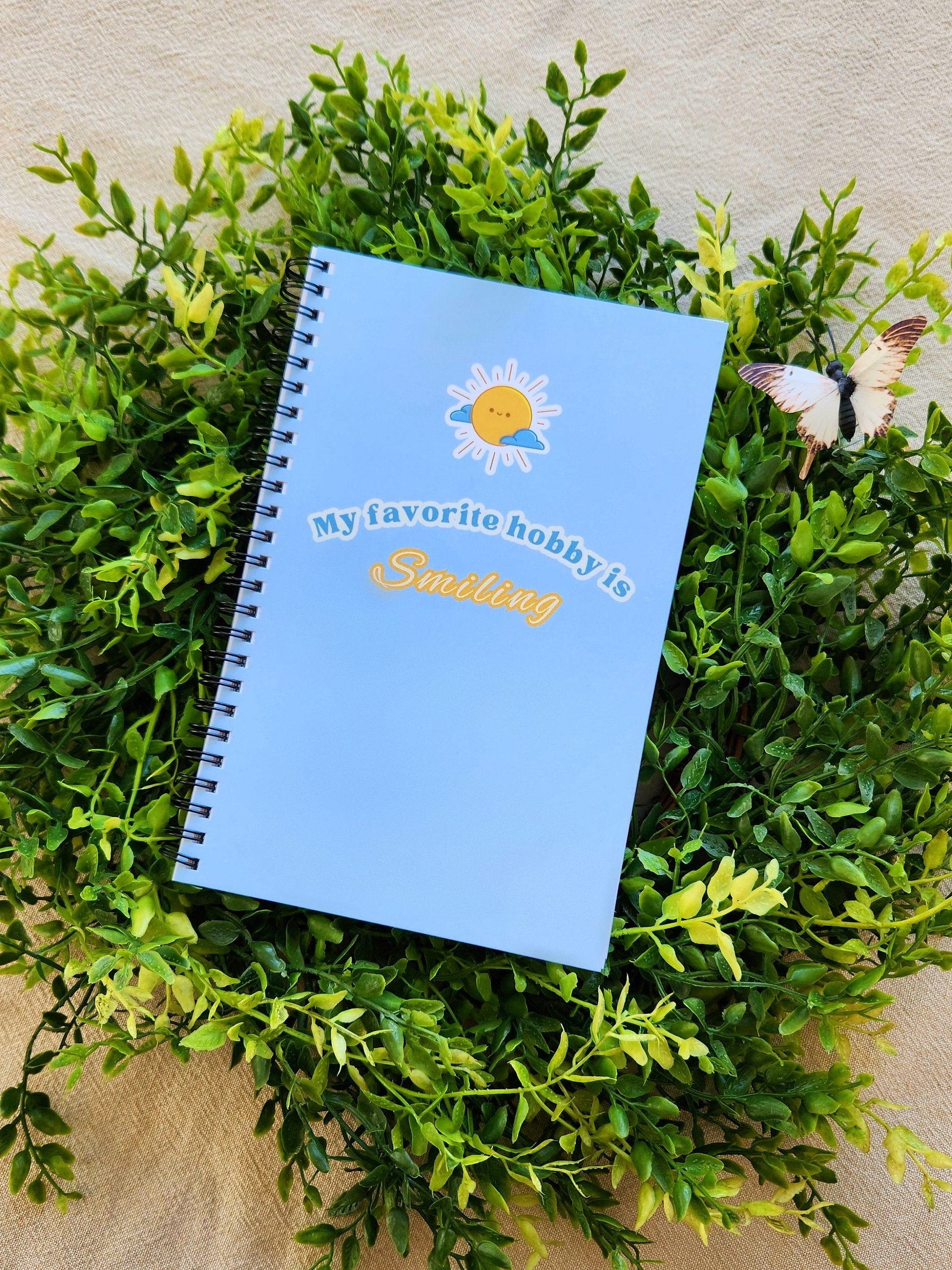 Notebook/Journal/Weekly Planner "My Favorite Hobby is Smiling" product image (6)