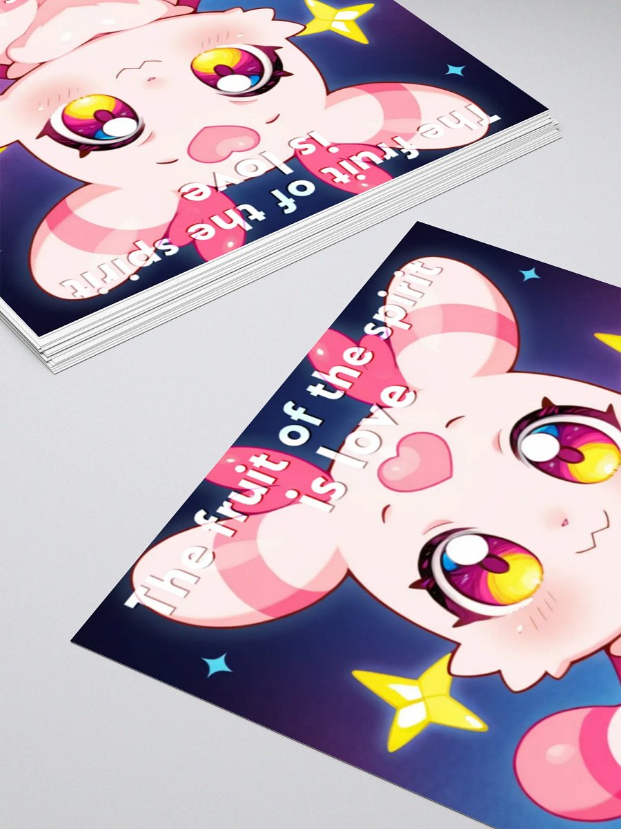 Bible Cuties Sarah - The fruit of the spirit is love Sticker product image (7)