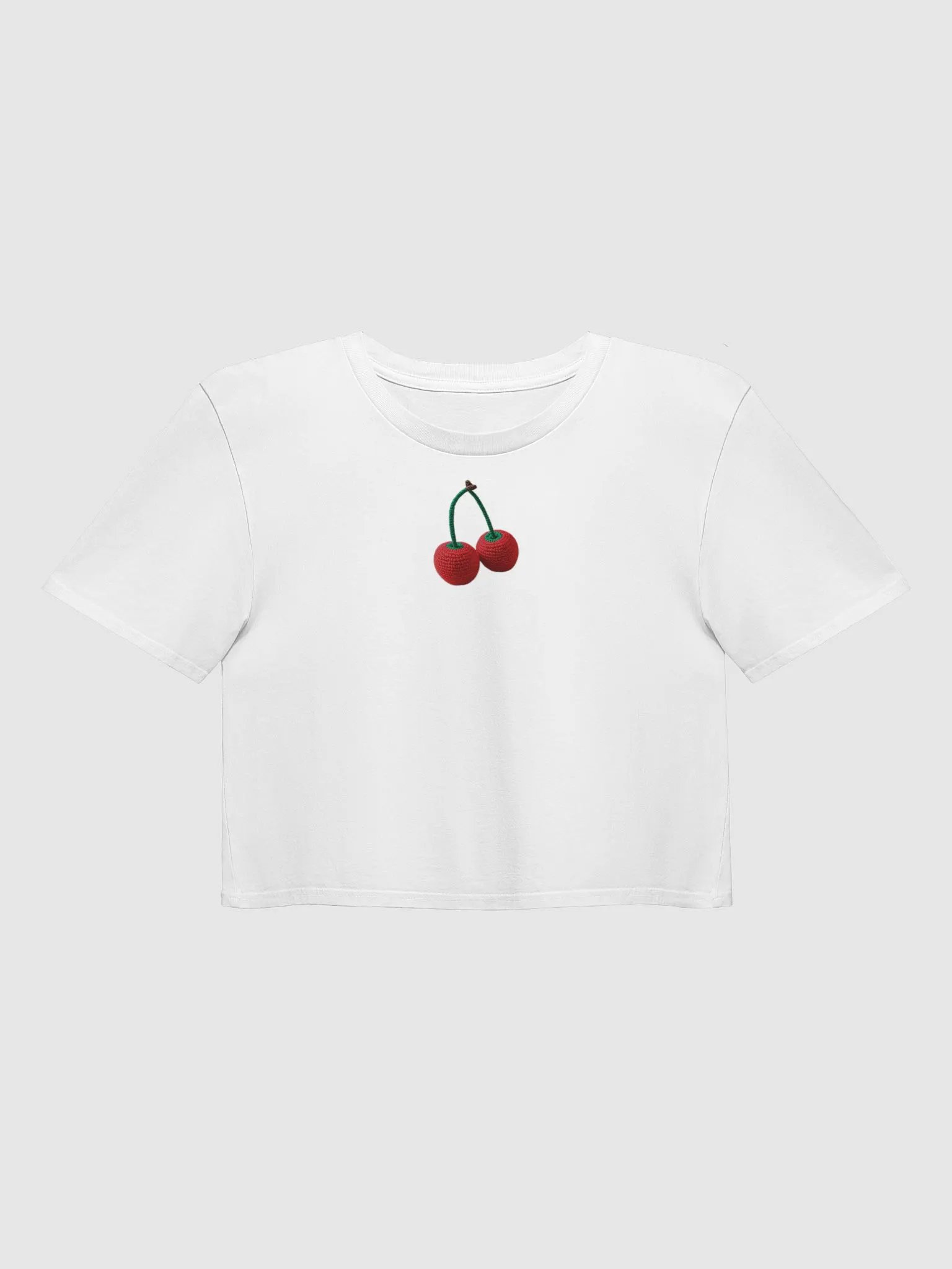 CozyAvocado Women's Premium Cherries Crop Top #5 product image (1)
