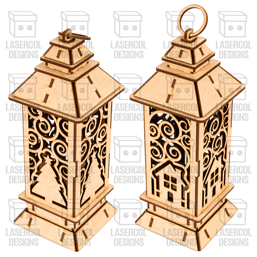Christmas Lanterns (5 Styles) - Laser Cut Files product image (6)