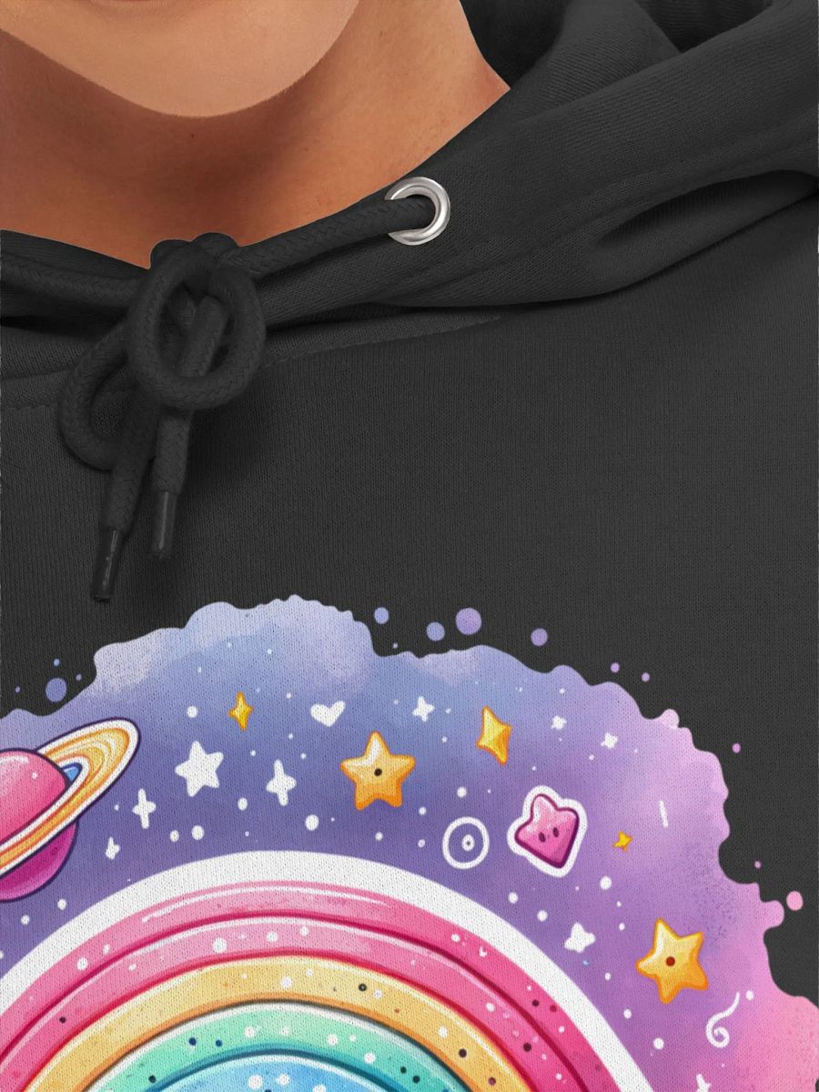 Celestial Smile Rainbow Hoodie product image (49)