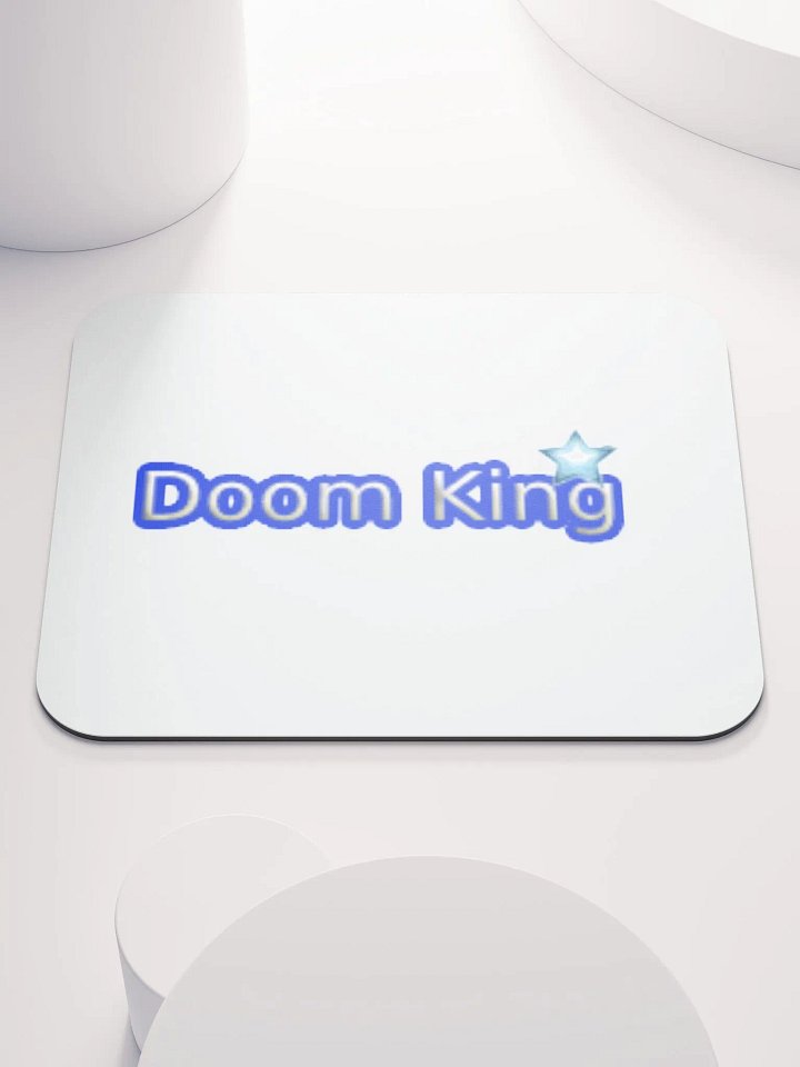 Doom white Gaming Mouse Pad product image (1)