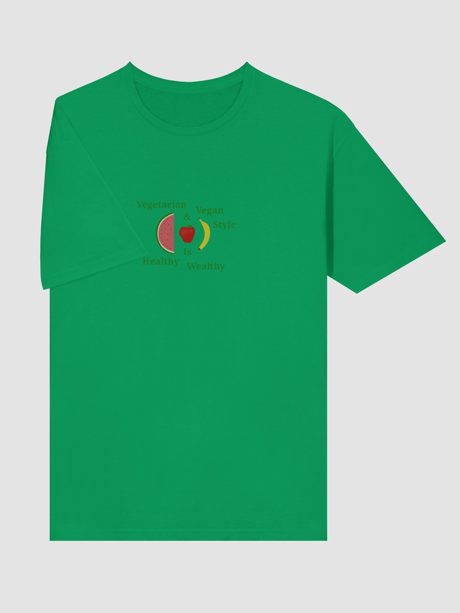 Healthy Wealthy Vegetarian T-Shirt product image (5)