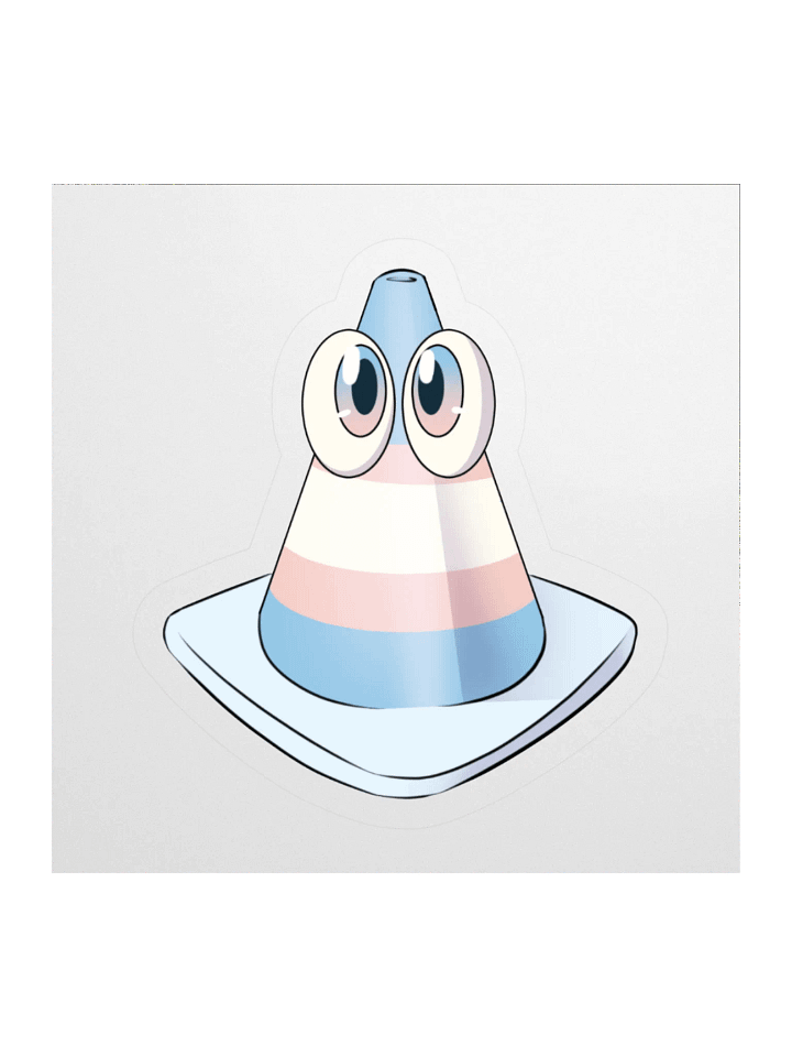 Pride Cone Sticker - Trans product image (3)