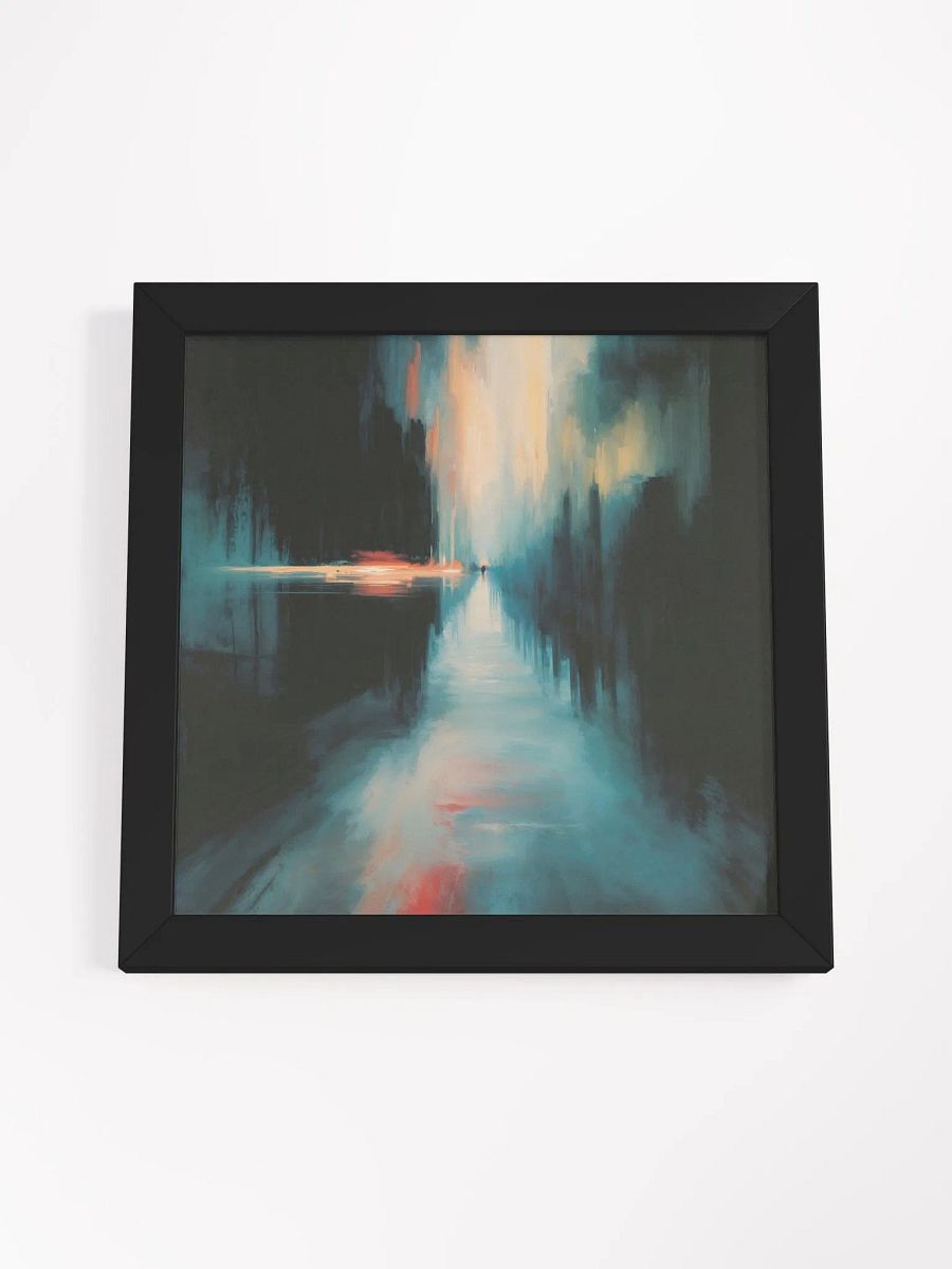 Abstract Cityscape Reflections Framed Print product image (38)