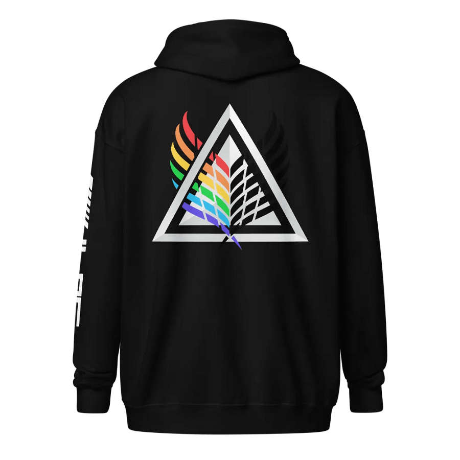 Zip-Up Hoodie - Winged Prism/Lilac (White lettering) product image (1)