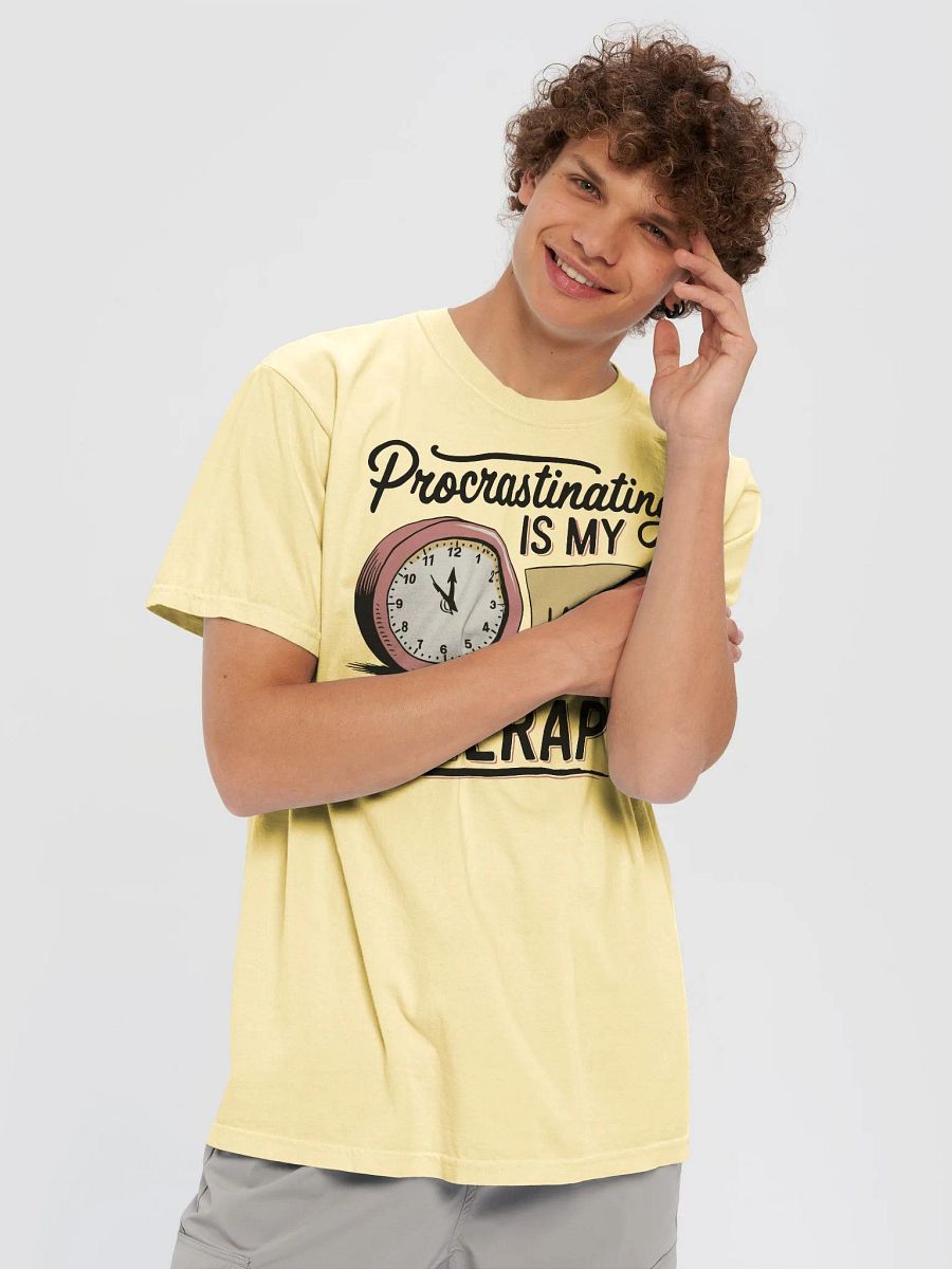 Procrastinating Is My Therapy Tee product image (4)