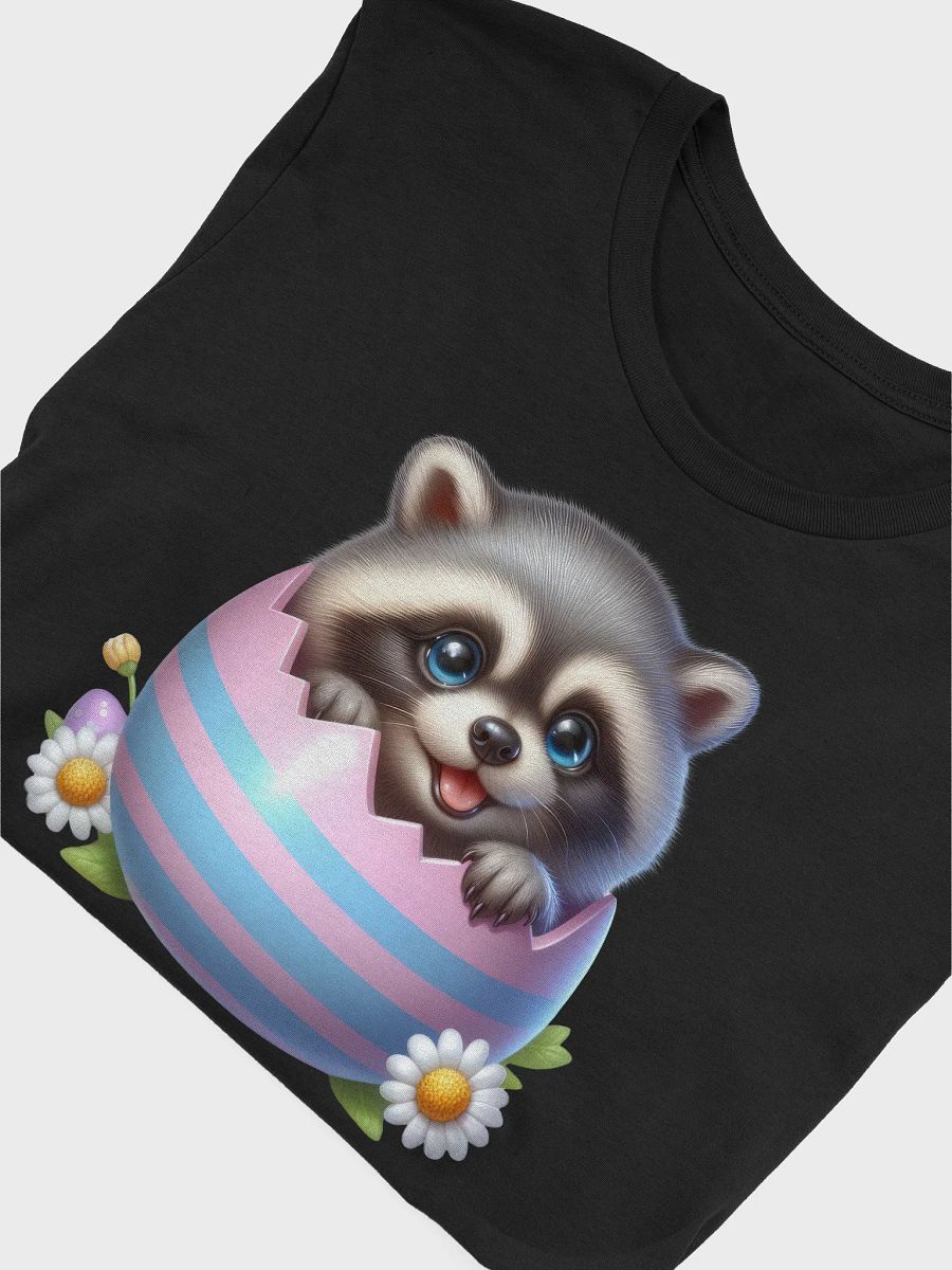 Raccoon Easter Egg - Adult T-Shirt product image (15)