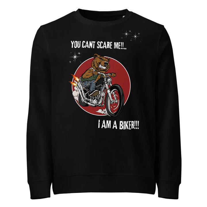 Ride in Style: Bear Motorcycle Unisex Sweatshirt product image (1)