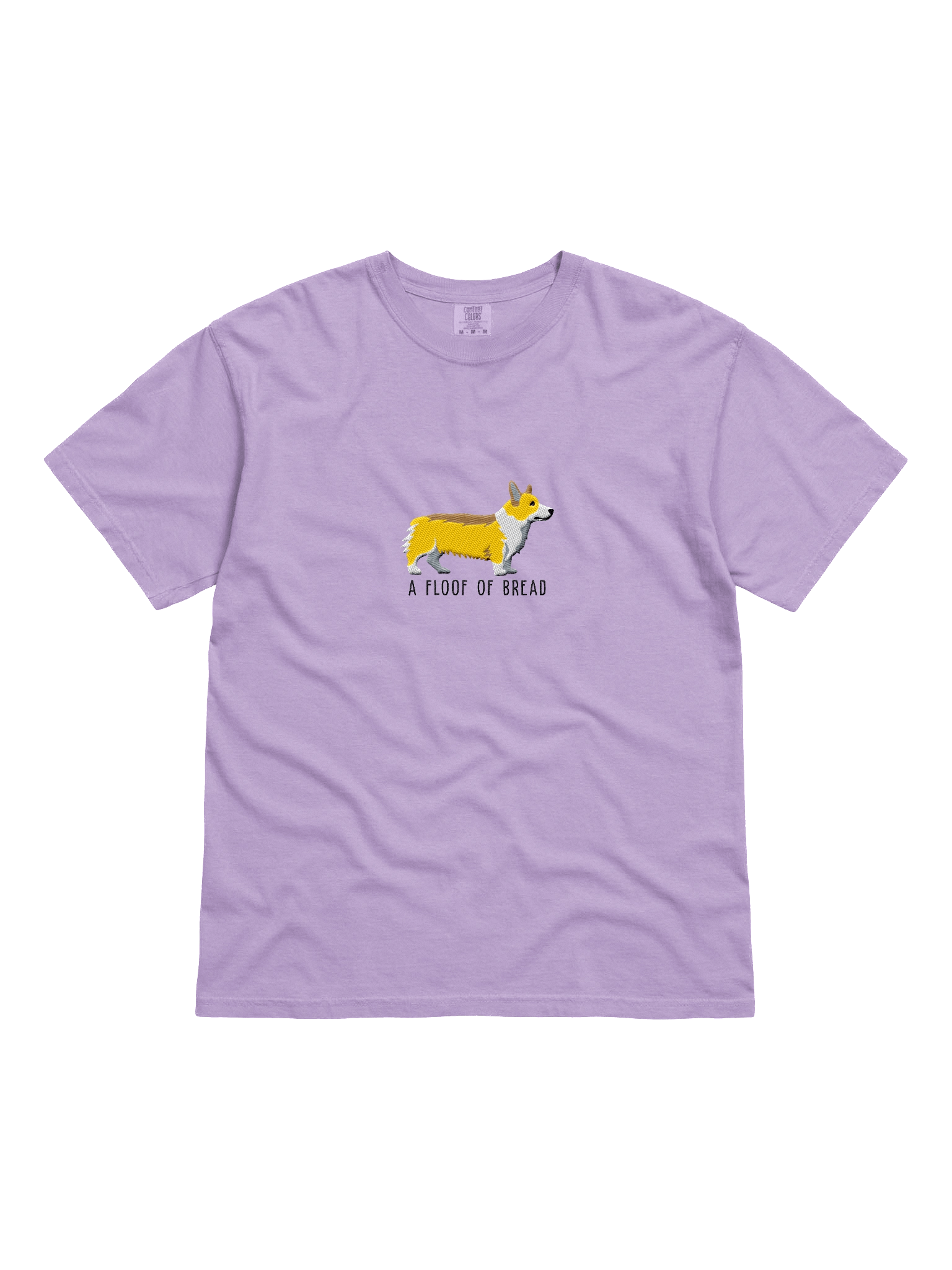 A Floof of Bread T-Shirt(Embroidered) of a Pembroke Welsh Corgi(Lemon) product image (41)