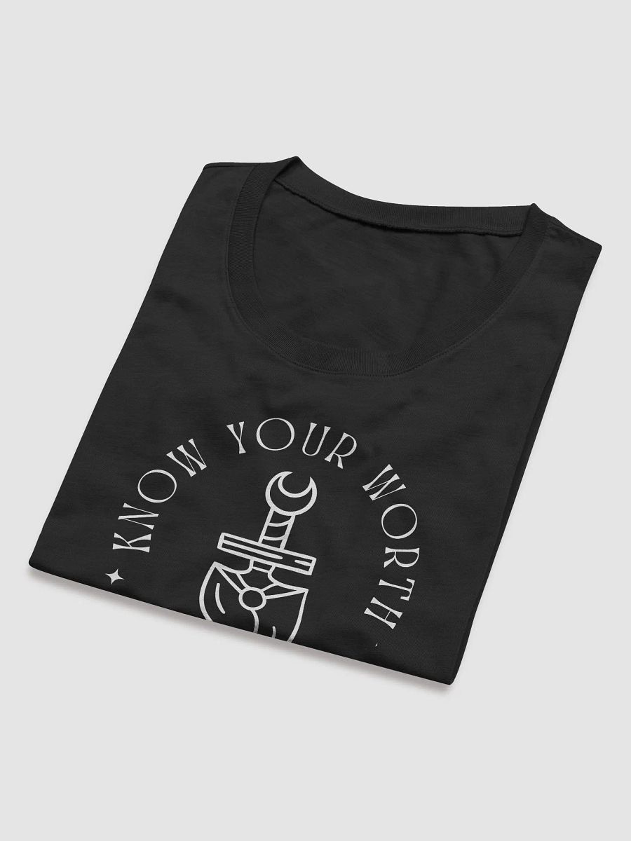 Know Your Worth Womens Triblend Printed Tee product image (5)