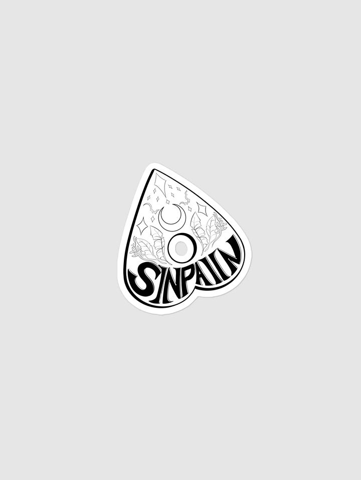 White and Black Sticker product image (1)