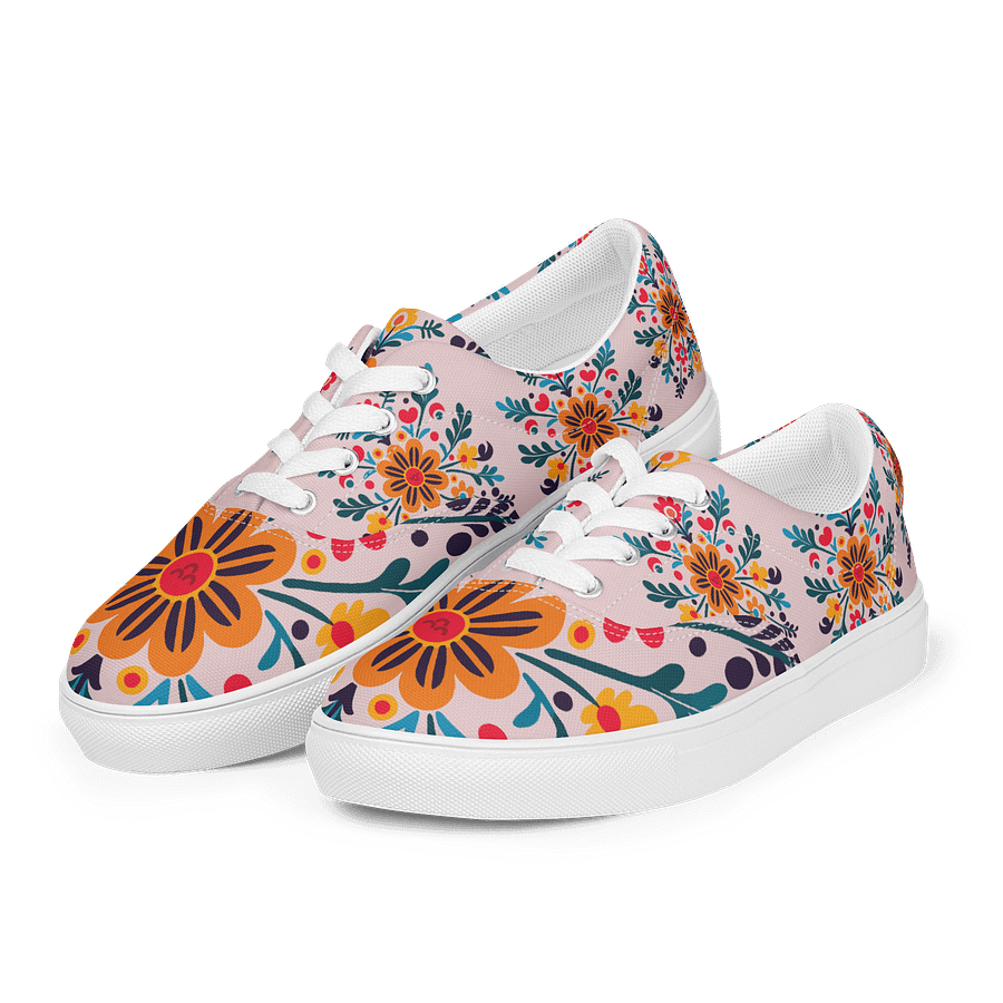 Quiet Mind Lace-Up Canvas Shoes product image (4)