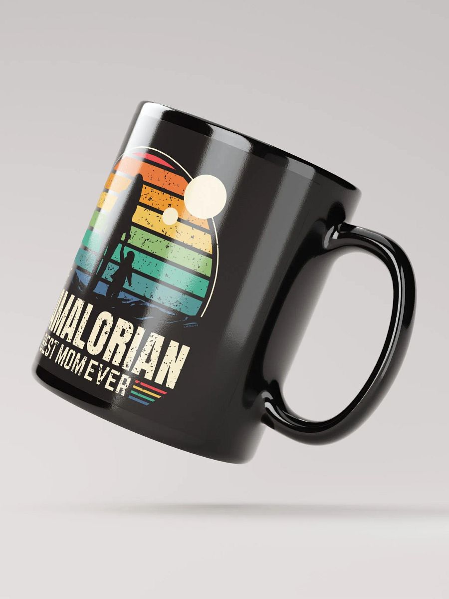 Sunset Mamalorian Best Mom Ever Colorful Mug product image (4)