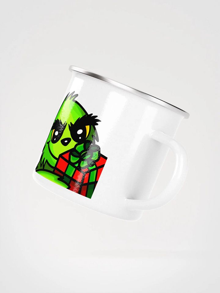 XMAS CHEER + GRINCH GIFT ENAMEL MUG product image (2)