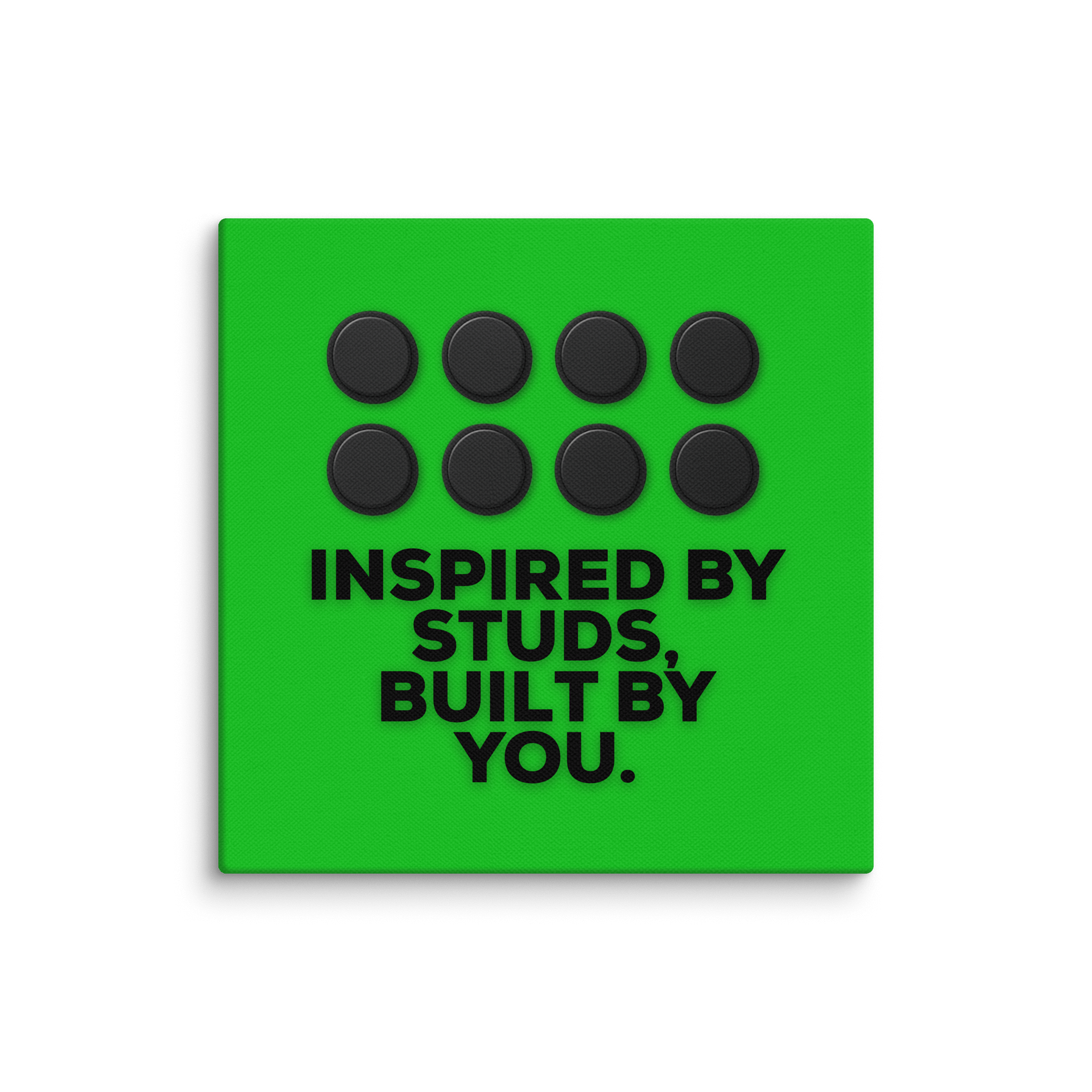 Inspired by Studs (Green) Canvas Print product image (1)