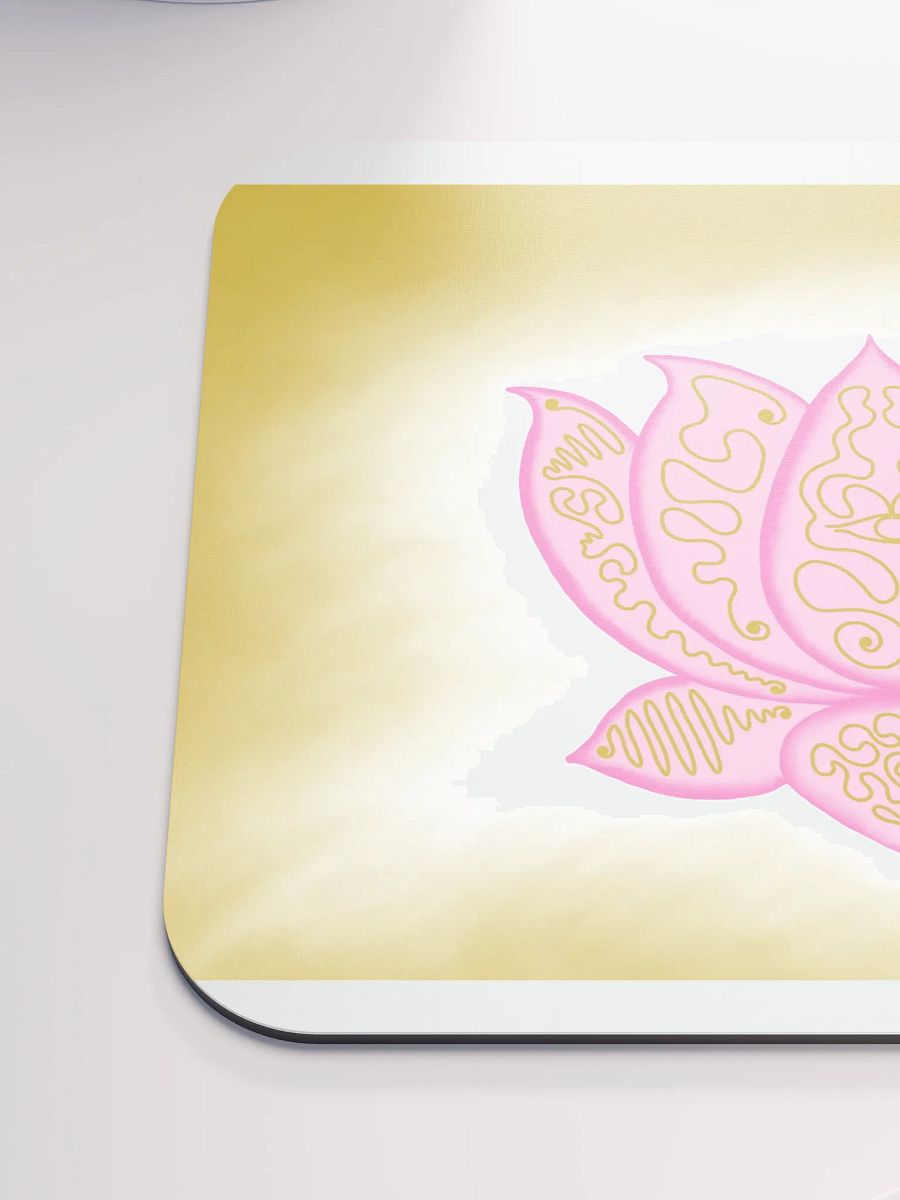 Golden Lotus Mouse Pad product image (6)