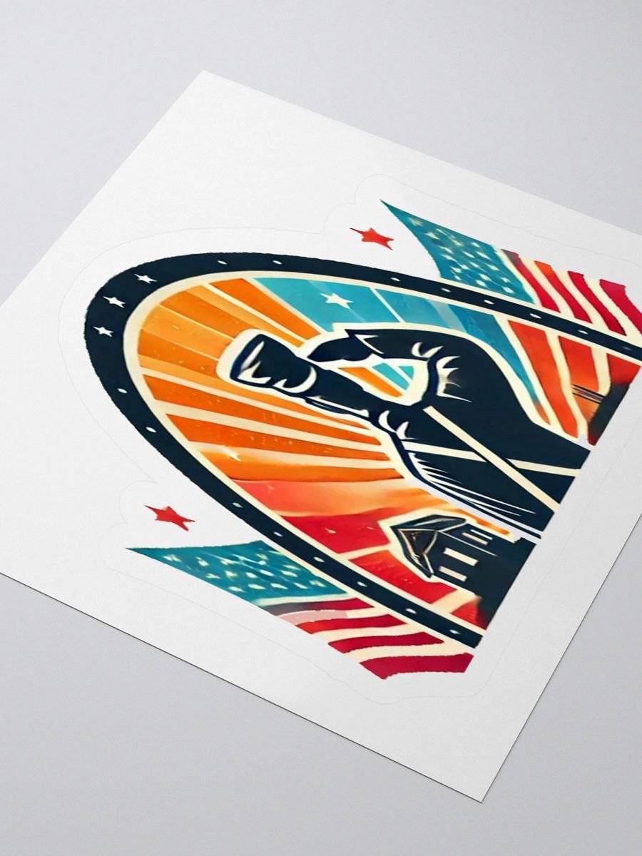 Cosmic Explorer Astronaut Boot Sticker product image (9)