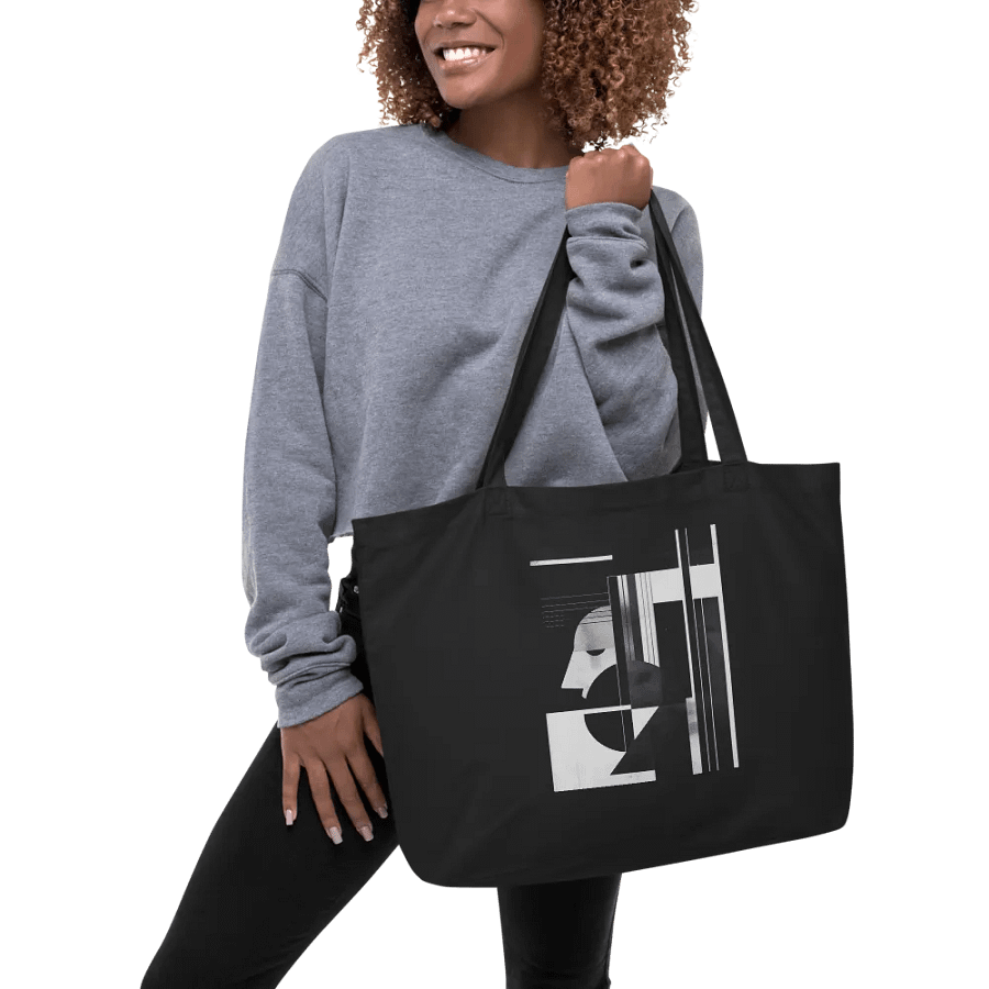 Abstract Persona 007 (Black) (Organic Cotton Tote) product image (5)