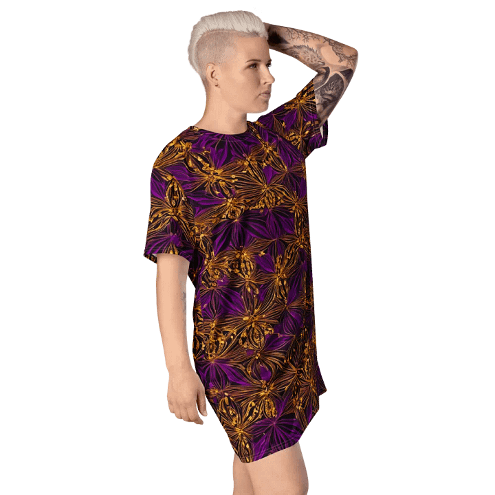 Swirl Enigma T Shirt Dress product image (1)