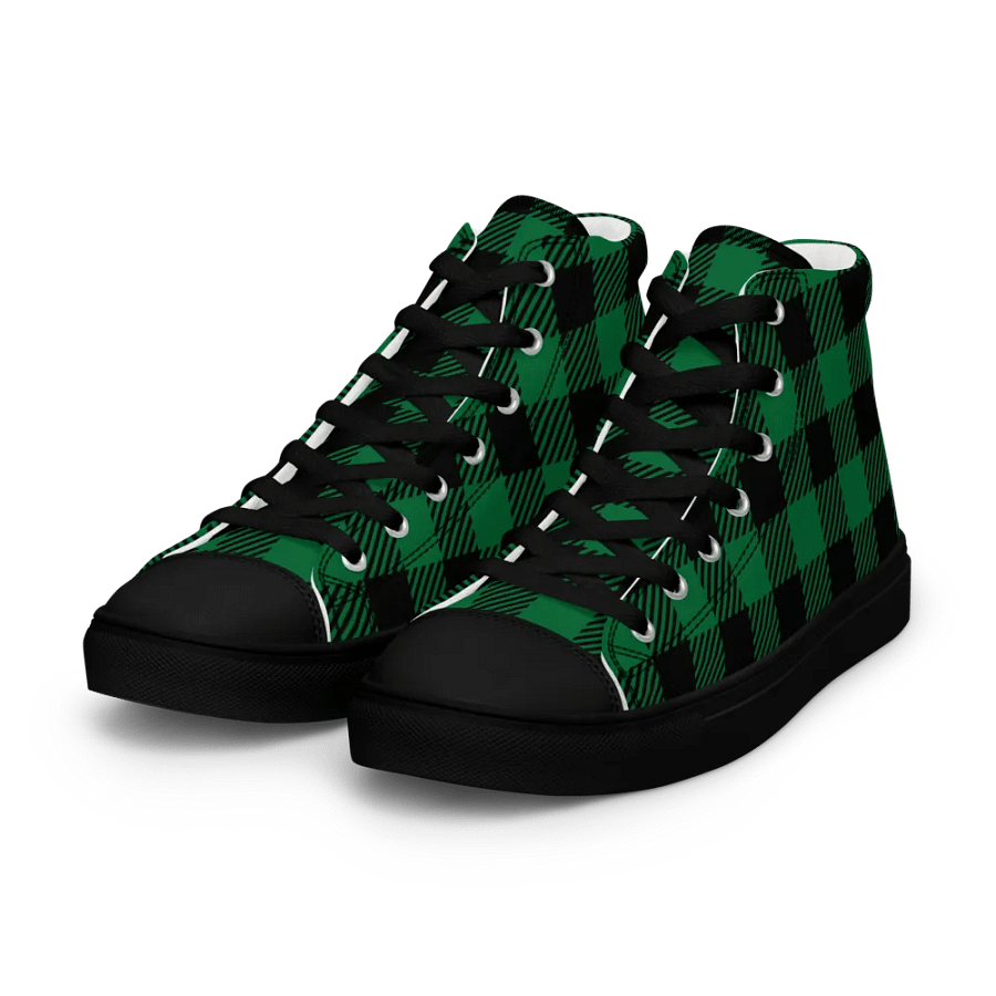 Womens Green Plaid Shoes product image (4)