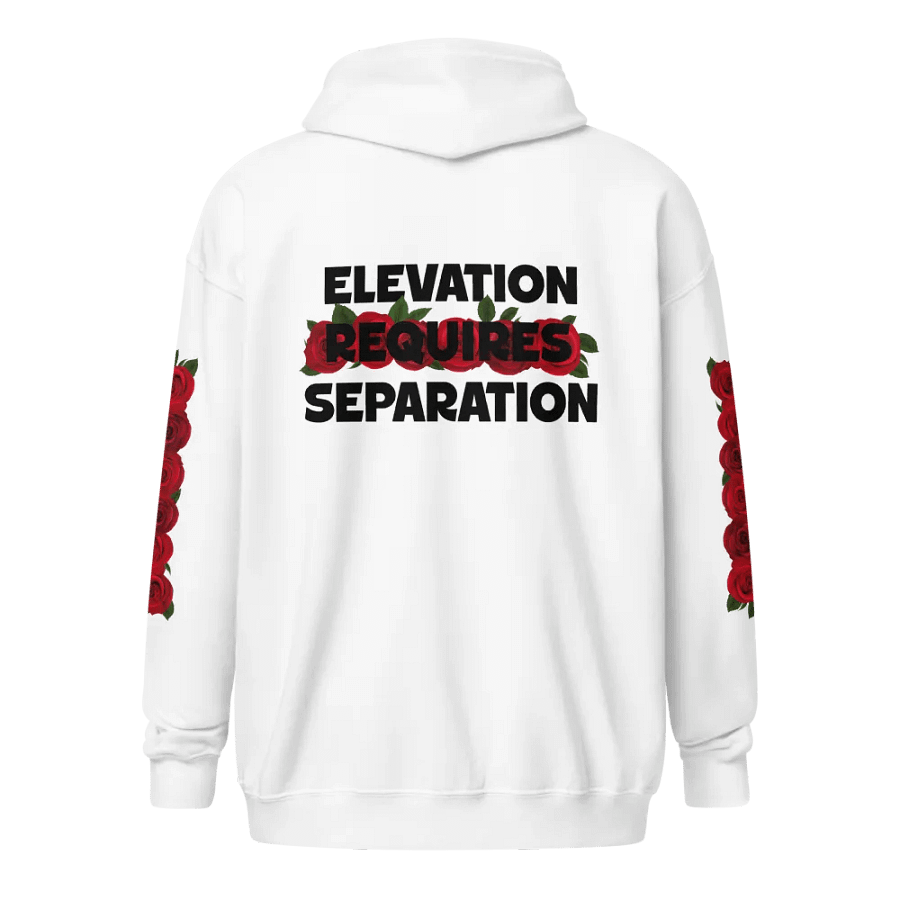 ELEVATION REQUIRES SEPERATION Hoodie White product image (1)