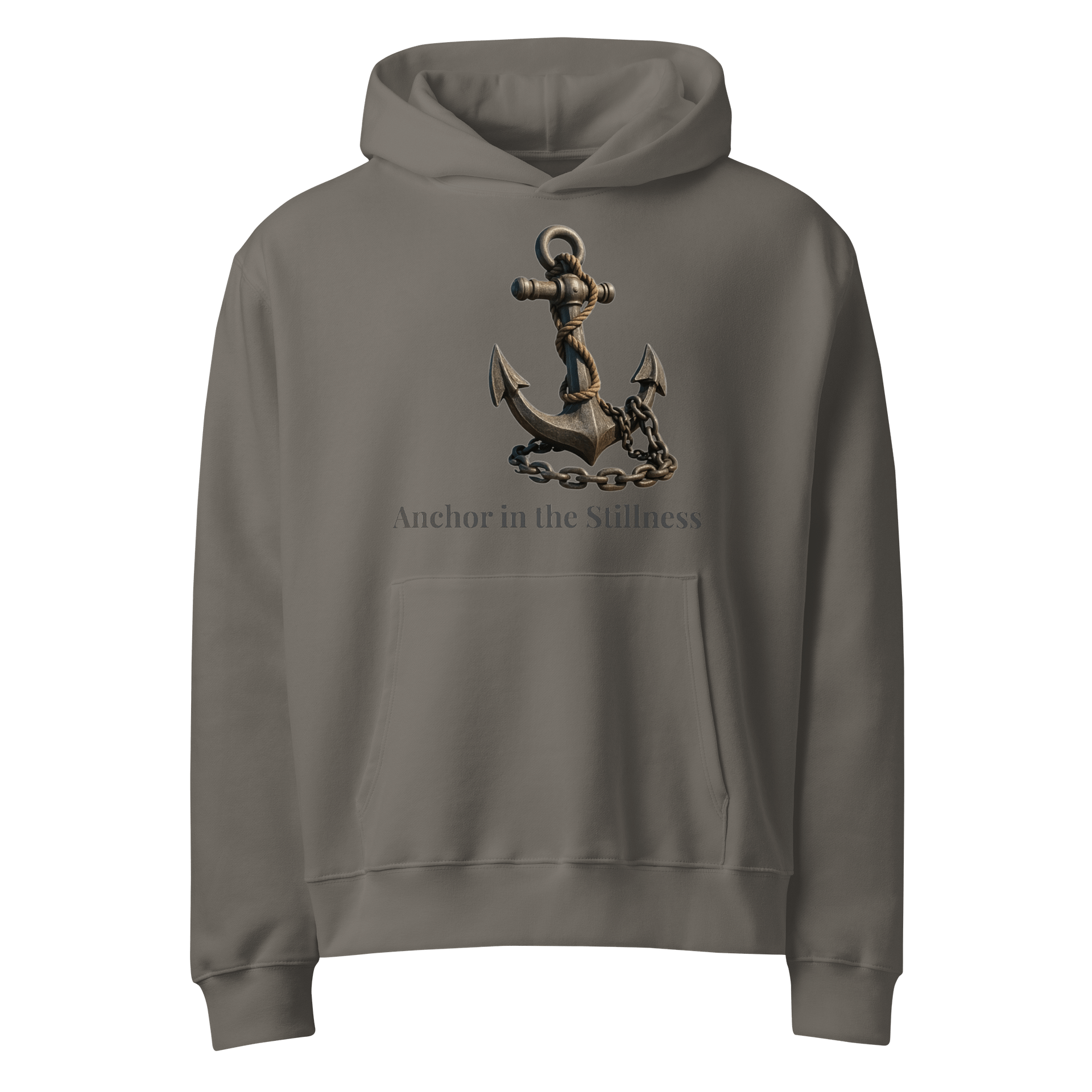 Anchor in the Stillness Hoodie | Biblical Scripture Mark 4:39 | Christian Comfort Wear product image (2)