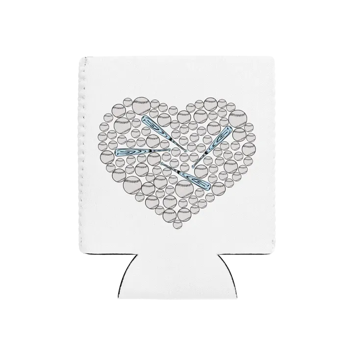 Pure Heart Baseball Home Run Coozie Can Cooler product image (1)