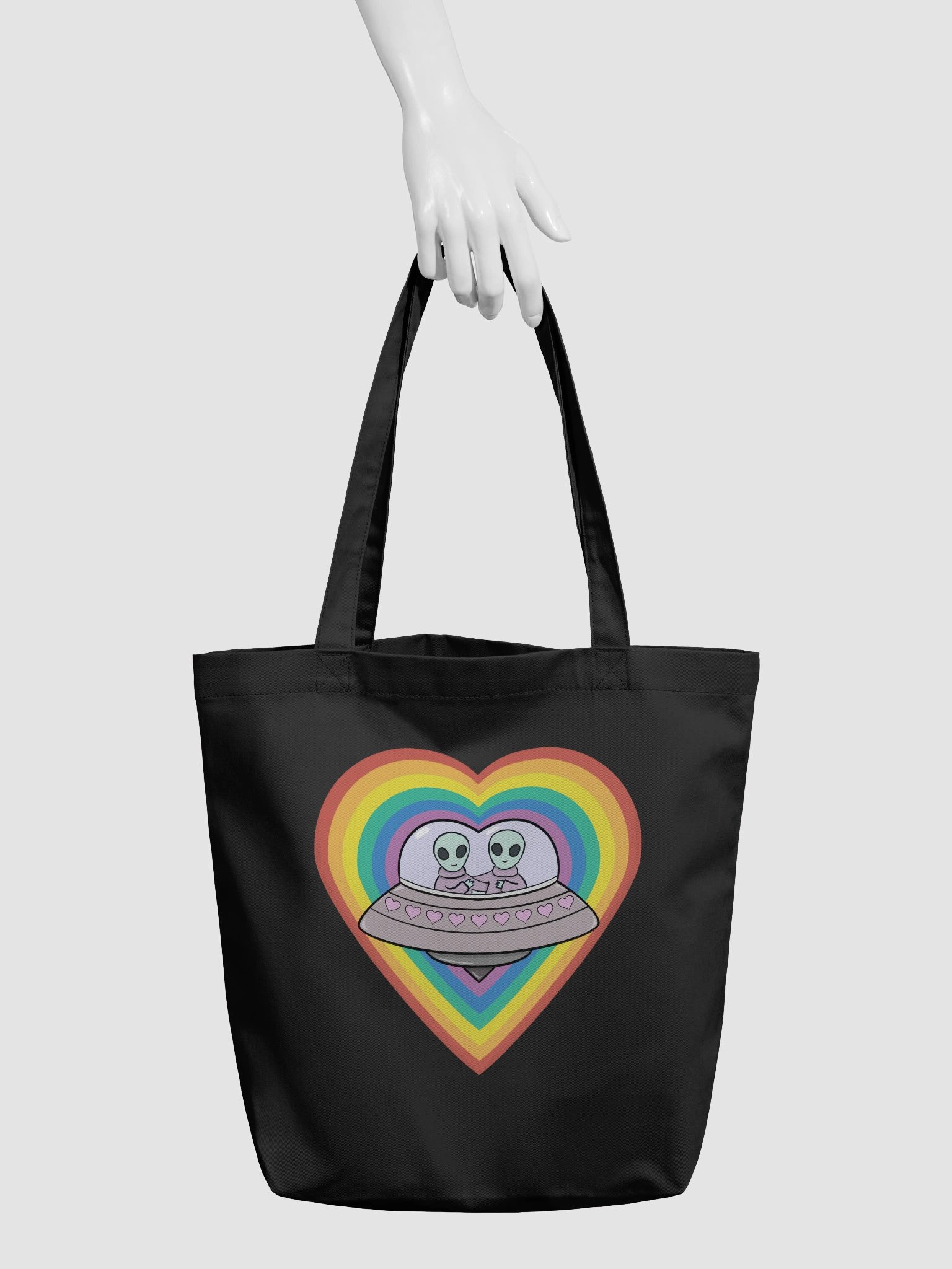 Alien Rainbow Love Tote product image (3)