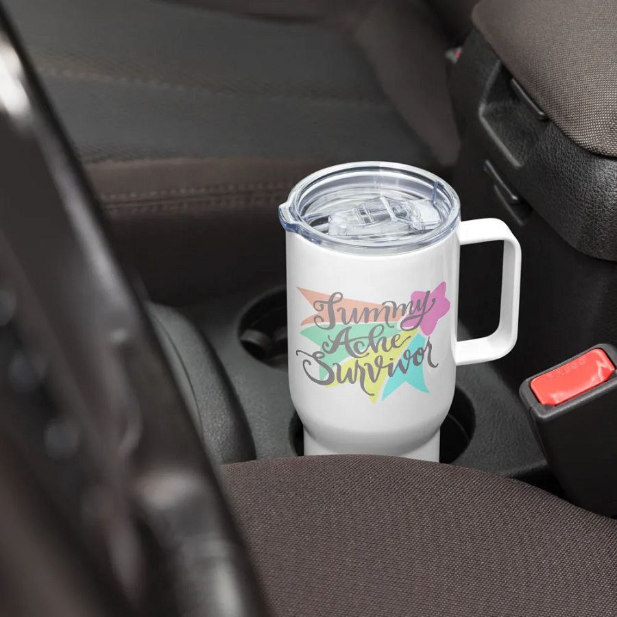 tummy ache survivor travel mug product image (7)