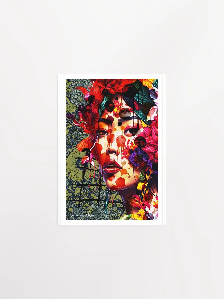 'Unhidden Beauty' by Edward Martin-Mixed Media Collage Print product image (2)
