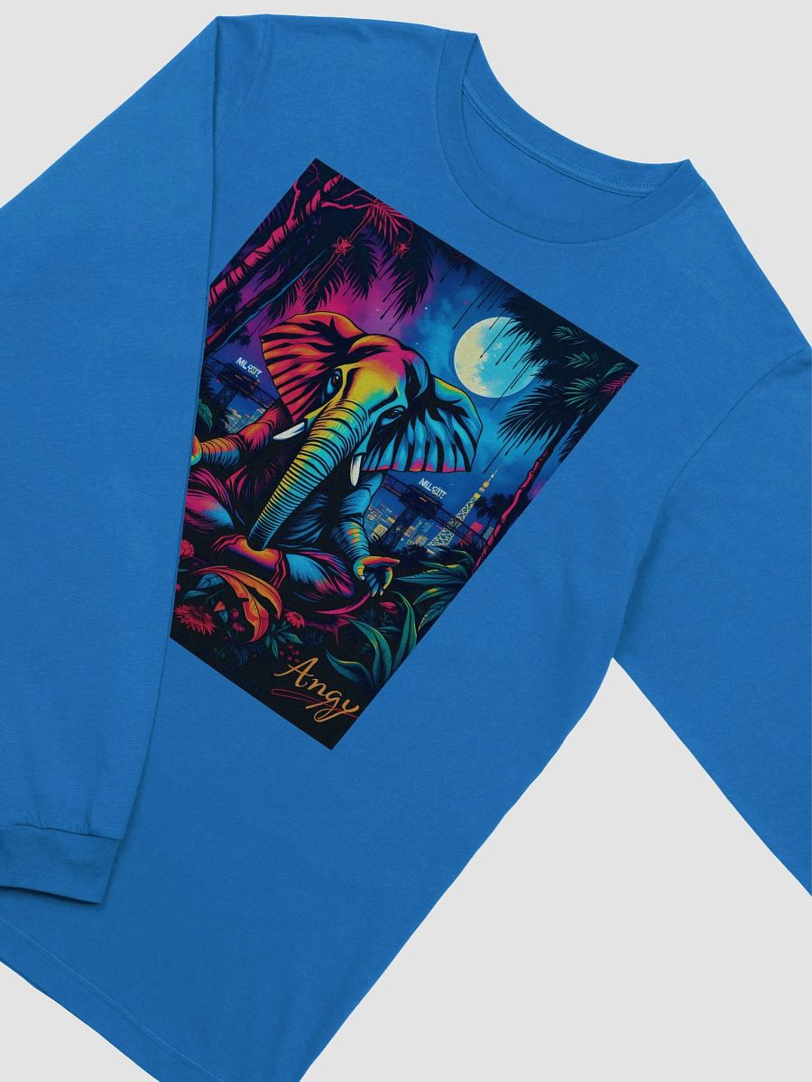 Meditative Elephant Urban Long Sleeve Tee product image (3)