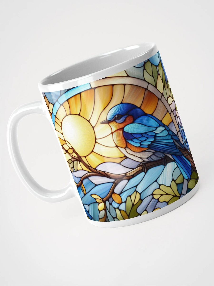 Stained Glass Bluebird Mug For Bird Lovers product image (3)
