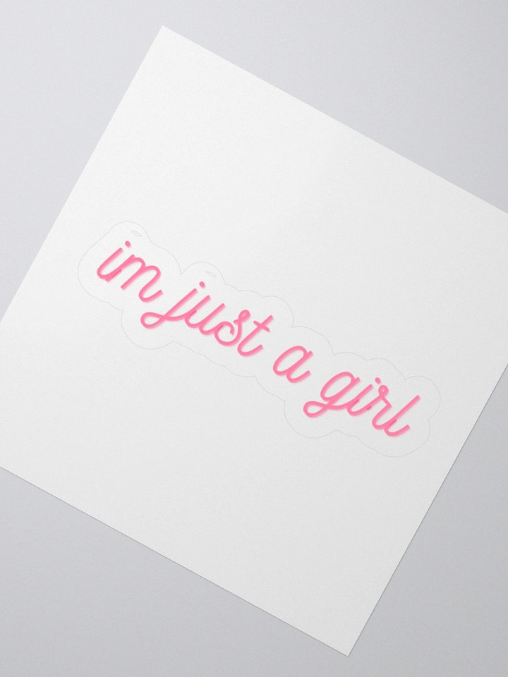 im just a girl - pink product image (2)