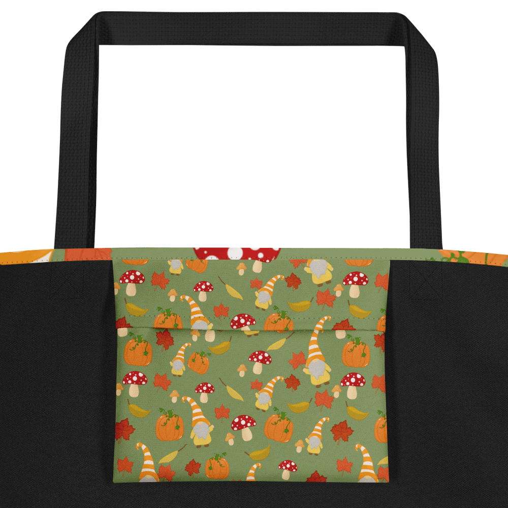 Fall with my Gnomies in Green Pattern Tote product image (5)