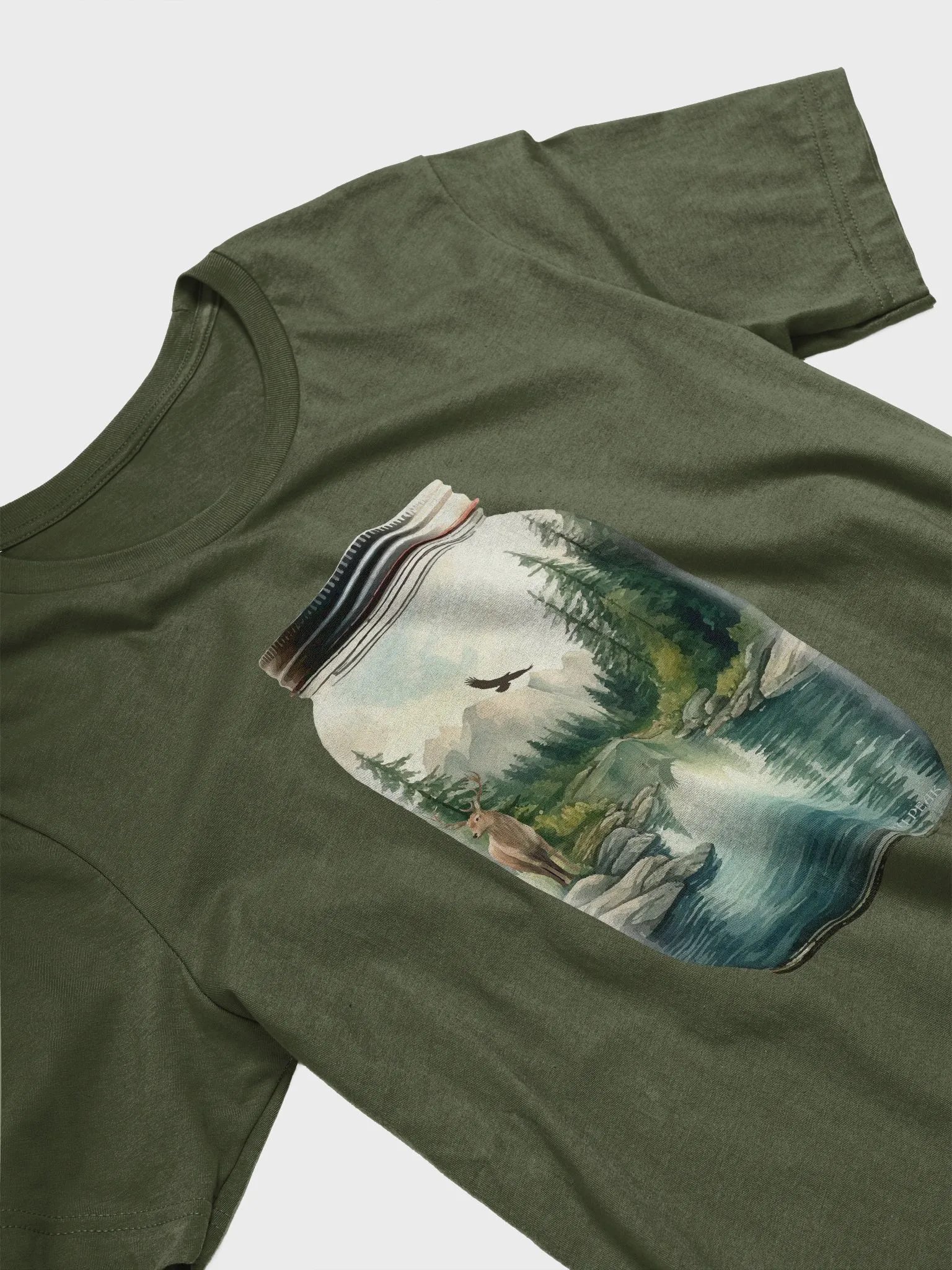 Wilderness Mason Jar Forest T-Shirt product image (3)