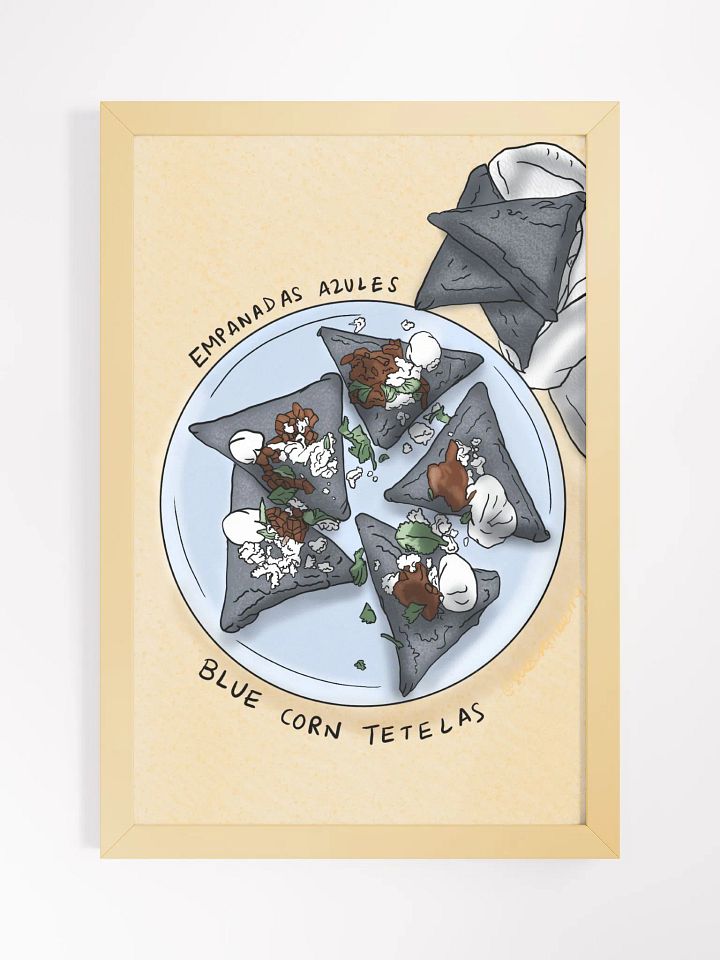 Empanadas Azules Framed Poster product image (1)