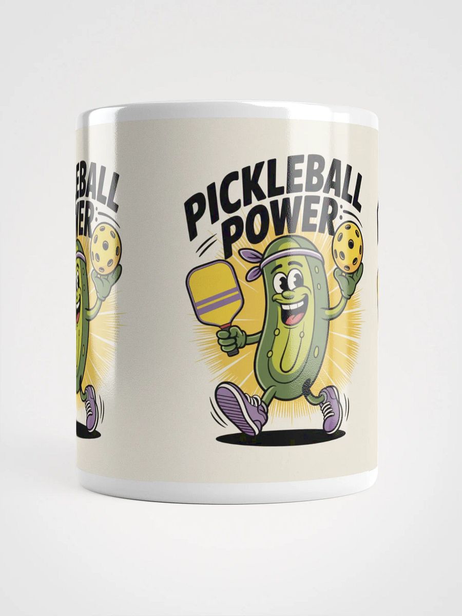 Pickleball Power Mug – Fun Pickle Character Design 11oz, 15oz, 20oz product image (14)