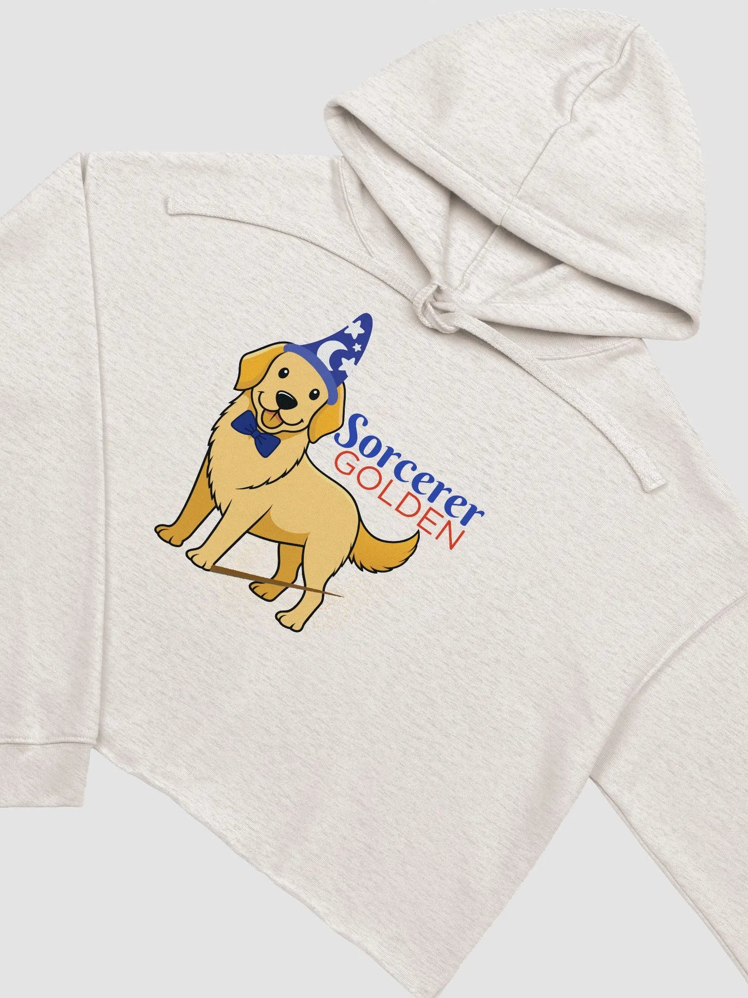 Sorcerer Golden Crop Hoodie – Mickey Magic Meets Man's Best Friend product image (8)