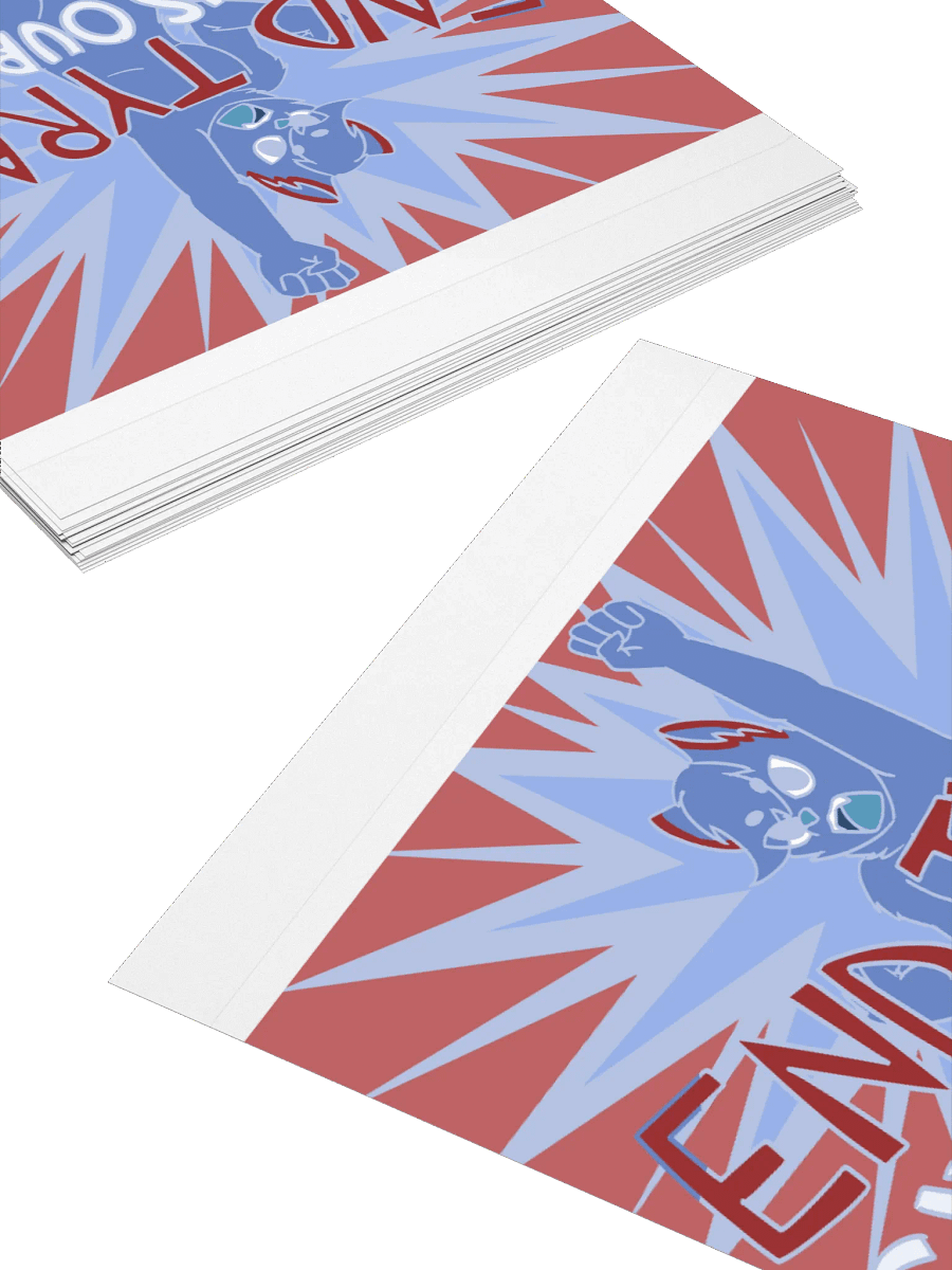 End Tyranny Kiss Cut Sticker product image (4)