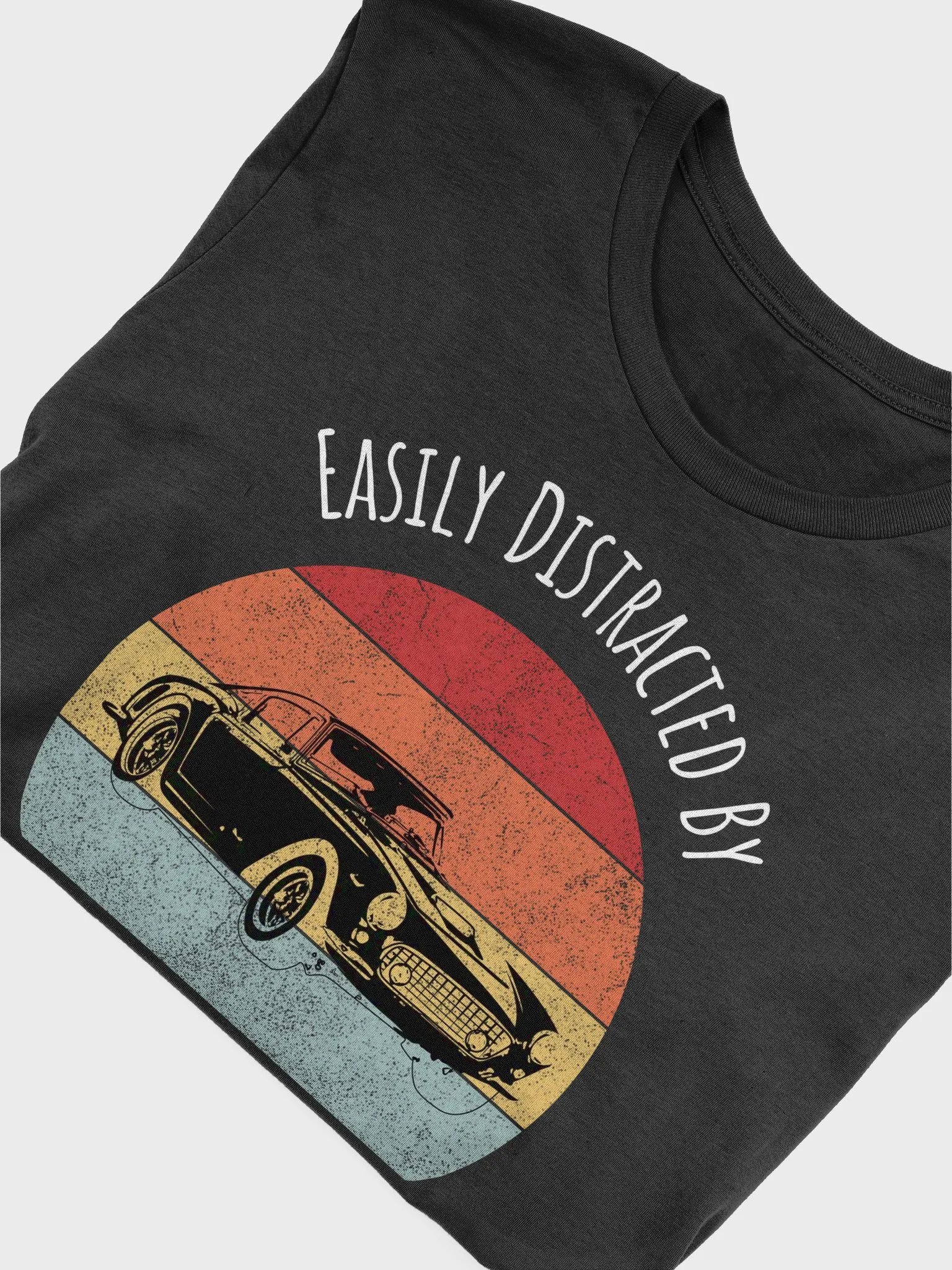 Easily Distracted By Old Cars - Unisex T-shirt Bella Canvas 3001 product image (14)