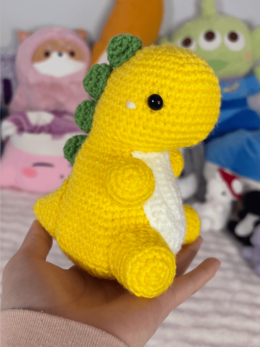 Lemmy 🍋 - Chubby Lemon Dinosaur Plushie product image (1)