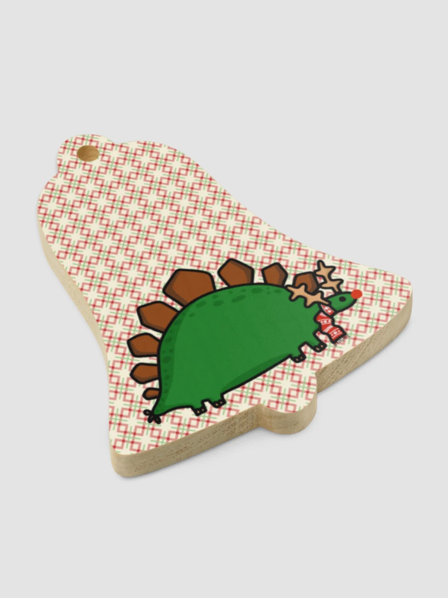 Rudolph The Stegosaurus Wooden Ornament product image (3)