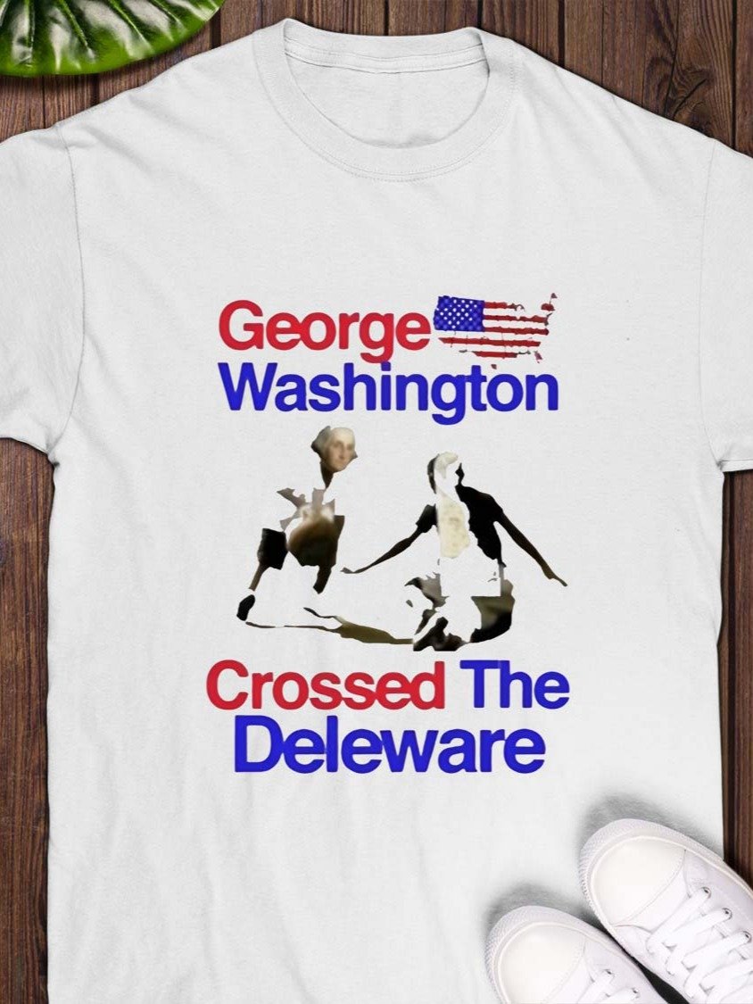 George Washington Crossed The Delaware T-Shirt product image (1)