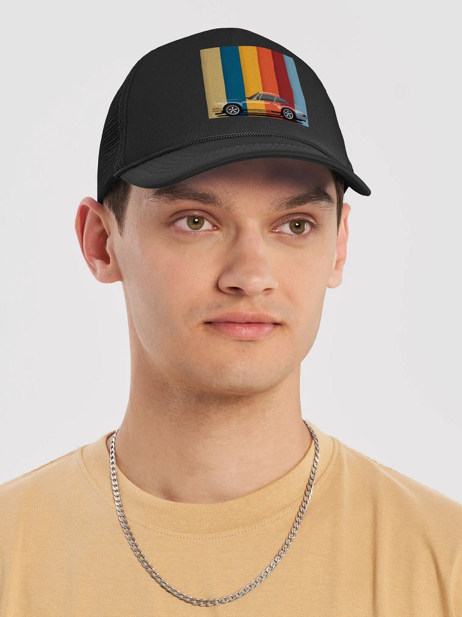 Colorful Porsche Art Print Trucker Hat product image (9)
